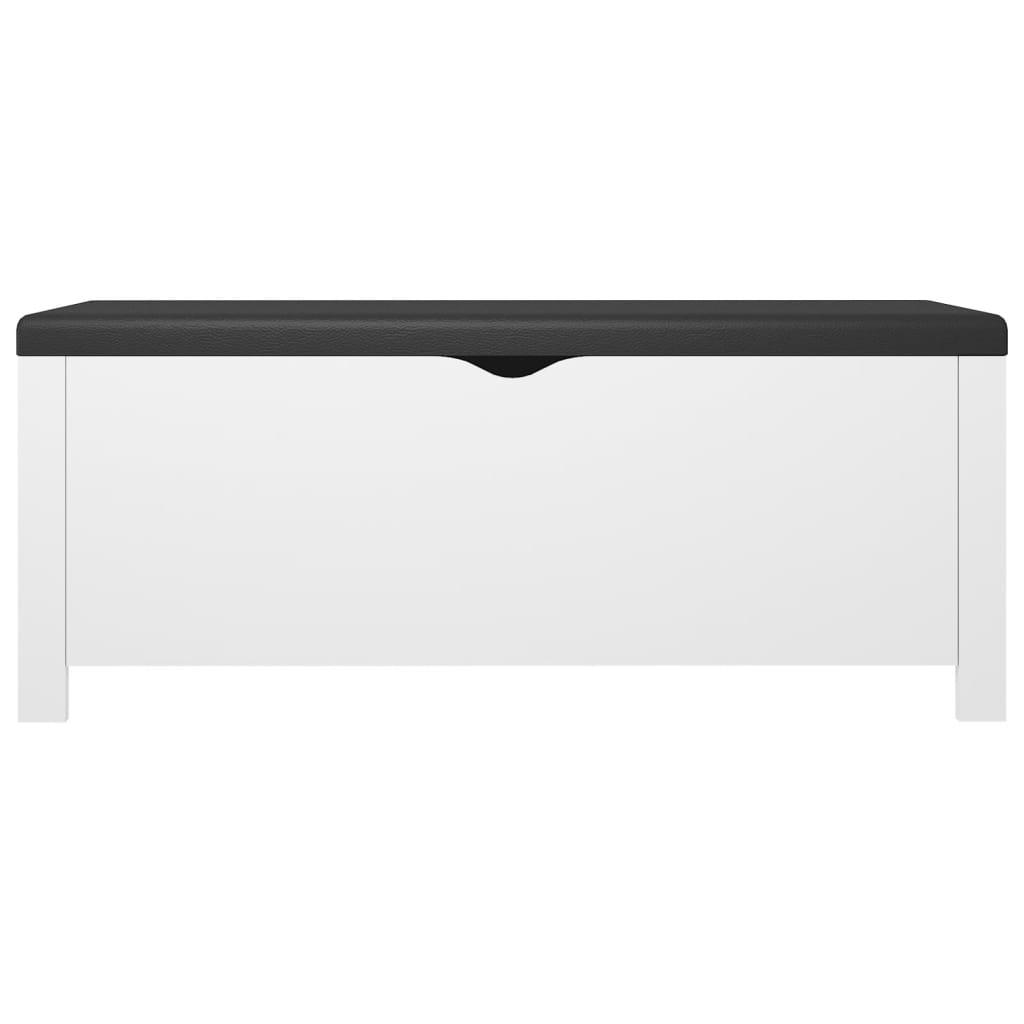 Storage Box with Cushion – Bench Organizer for Living Room & Hallway - PRHOMZ