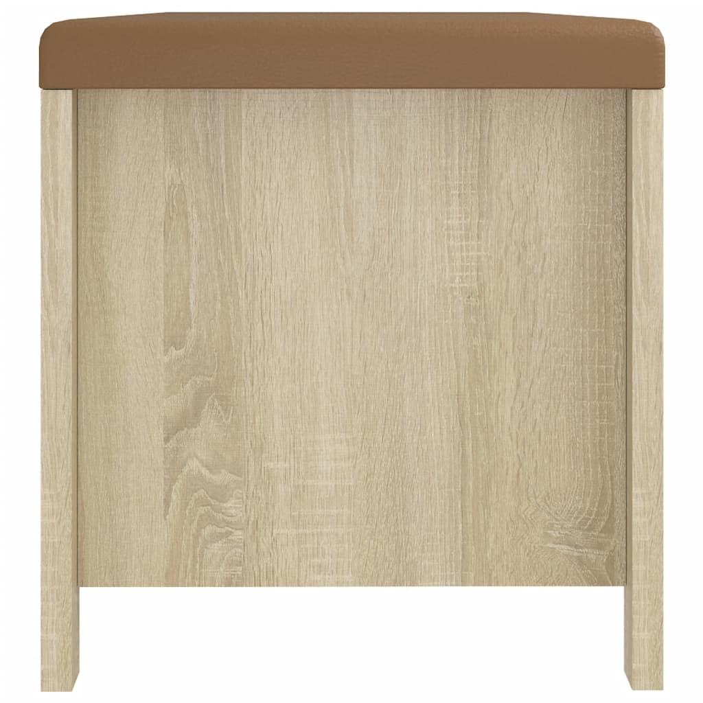 vidaXL Storage Box with Cushion Bench Organizer Living Room Hallway Entryway - PRHOMZ