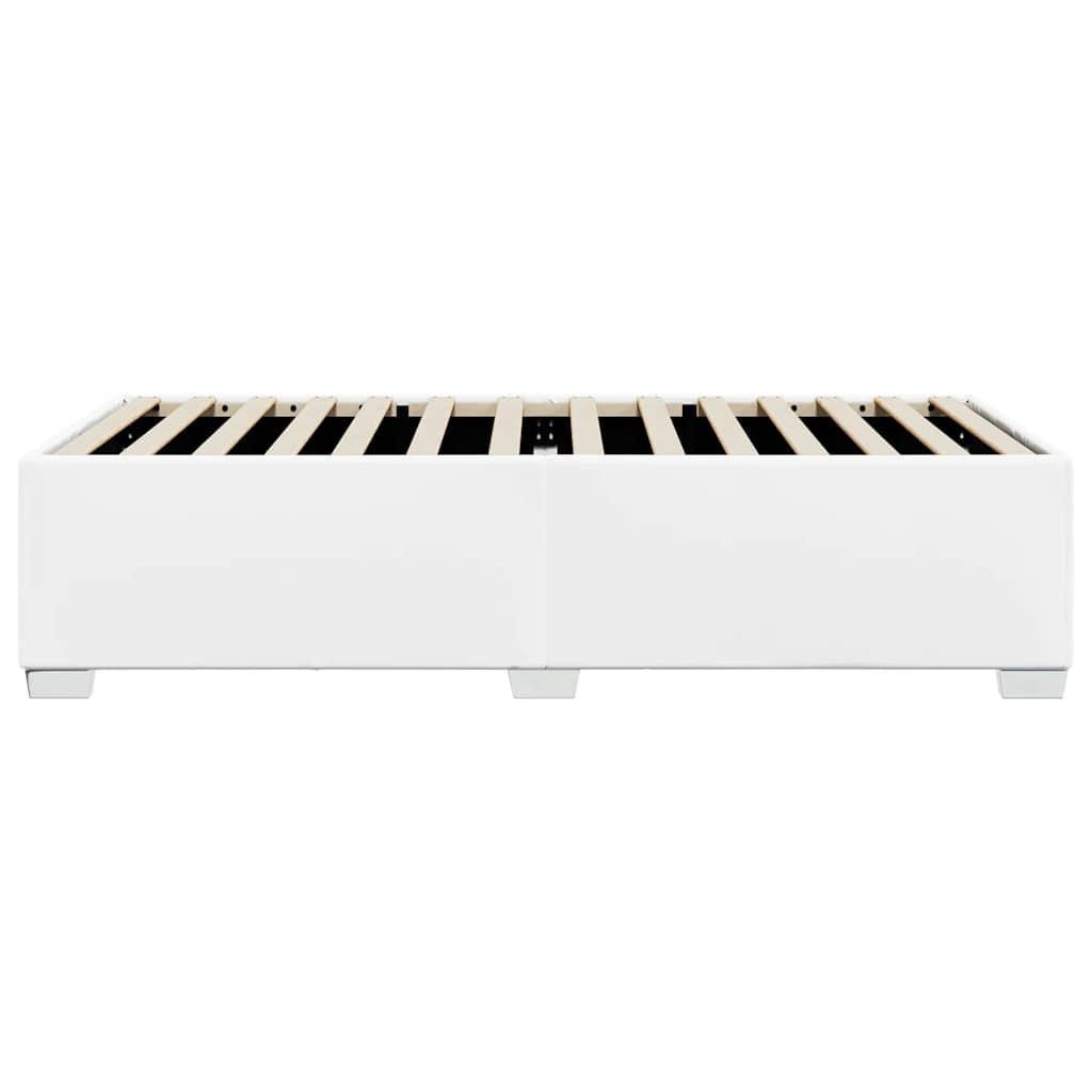 vidaXL Bed Frame without Mattress Upholstered Platform Base Bedroom Faux Leather - PRHOMZ