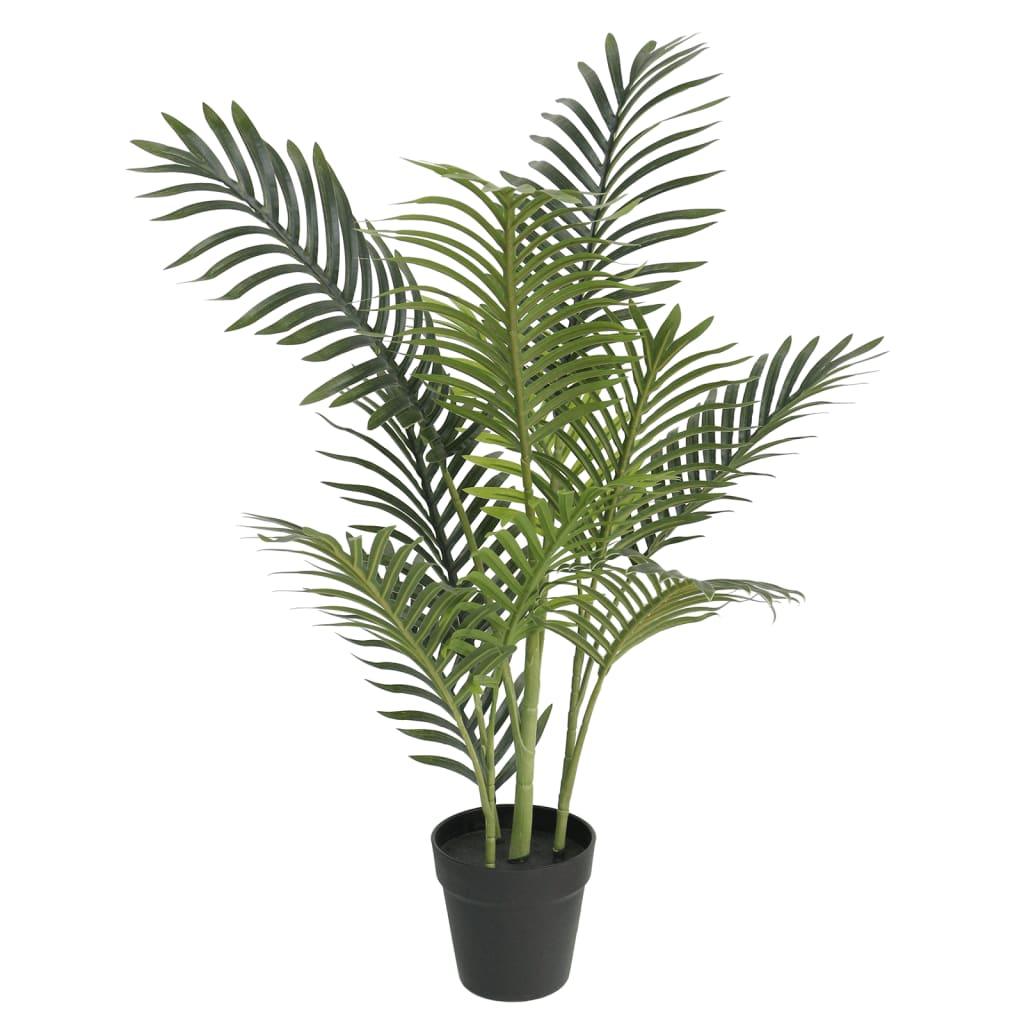 vidaXL Artificial Palm Tree Green 31.5" PP - PRHOMZ