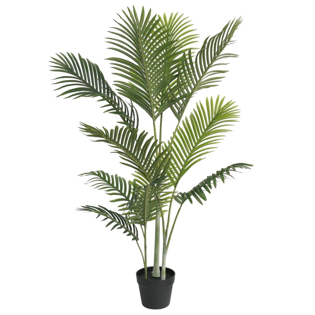 vidaXL Artificial Palm Tree Green 31.5" PP - PRHOMZ