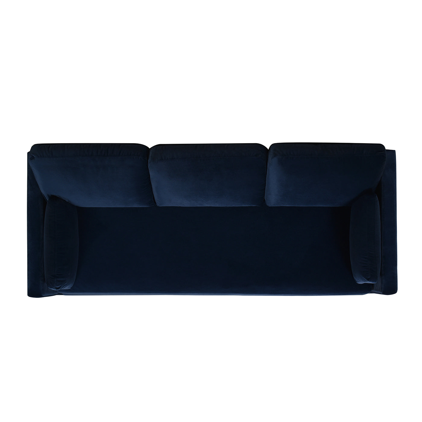Knox 84' Modern Farmhouse Sofa, Dark Navy Blue Performance Velvet
