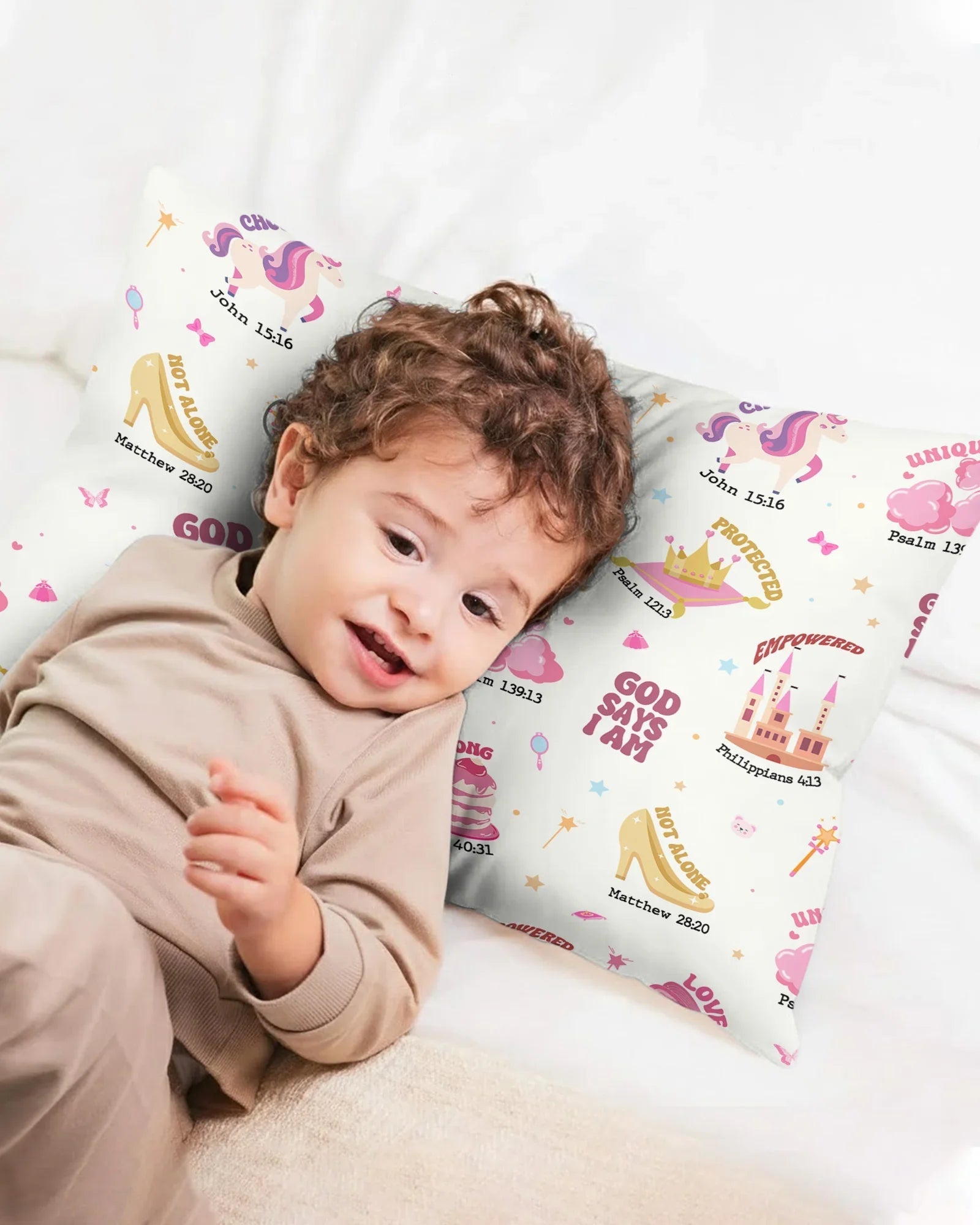 God Says I Am Girl Bamboo Pillow Case