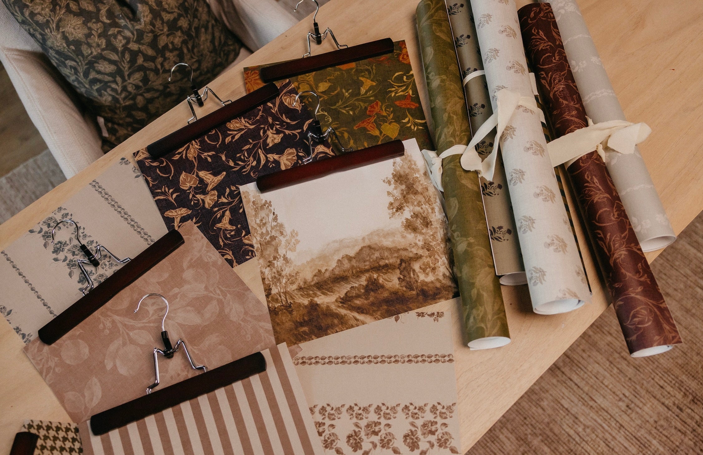 Somerset Fields Wallpaper by Safari Natalia x Taddy Mikelaites