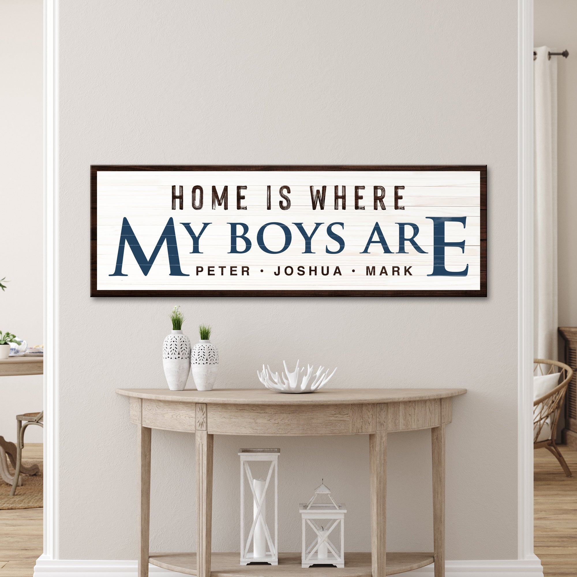 Home Is Where My Boys Are Sign III
