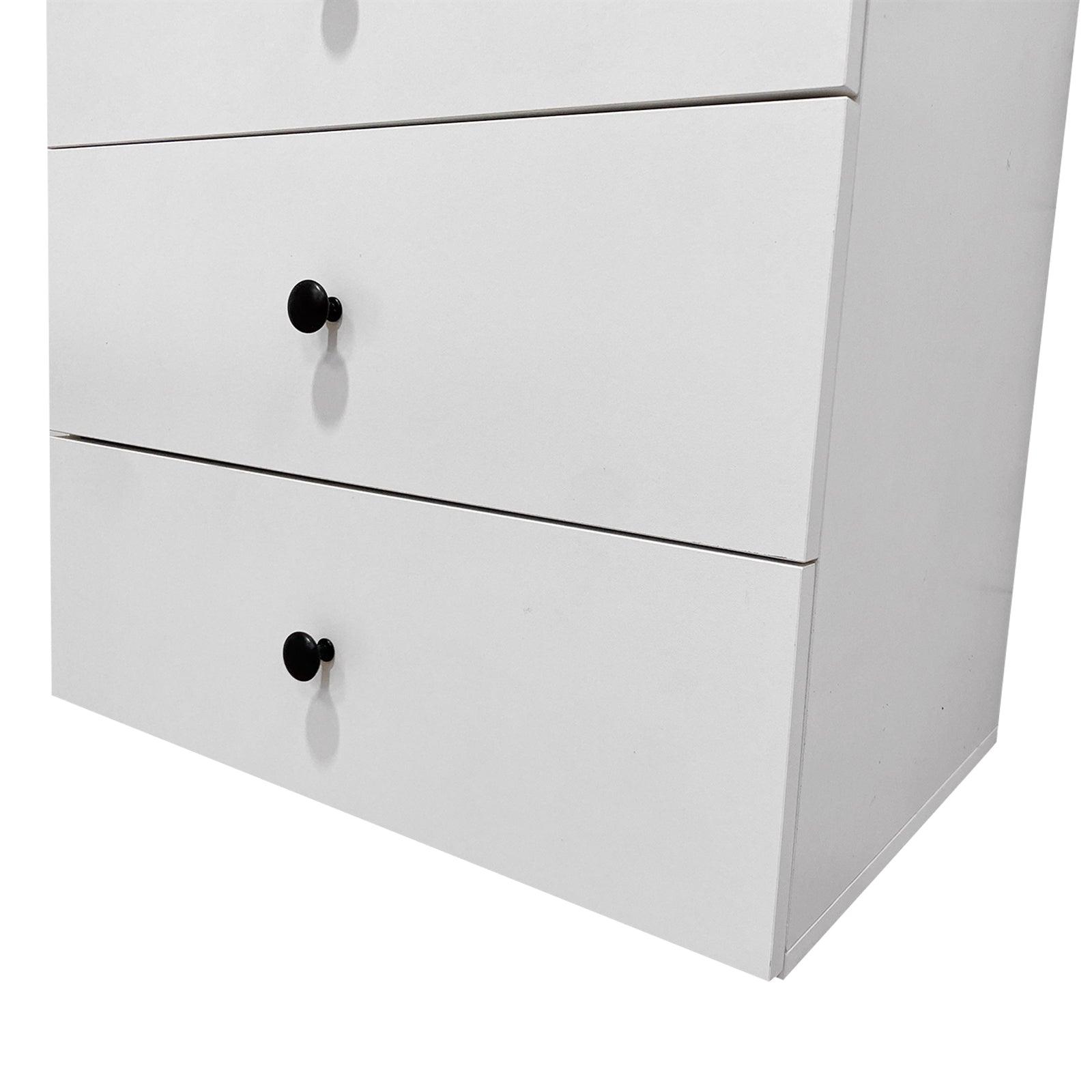 Clothes Organizer with 3 Shelves & 2 Drawers for Storage – Walk-In Closet System, 24"W x 16"D x 71"H - PRHOMZ