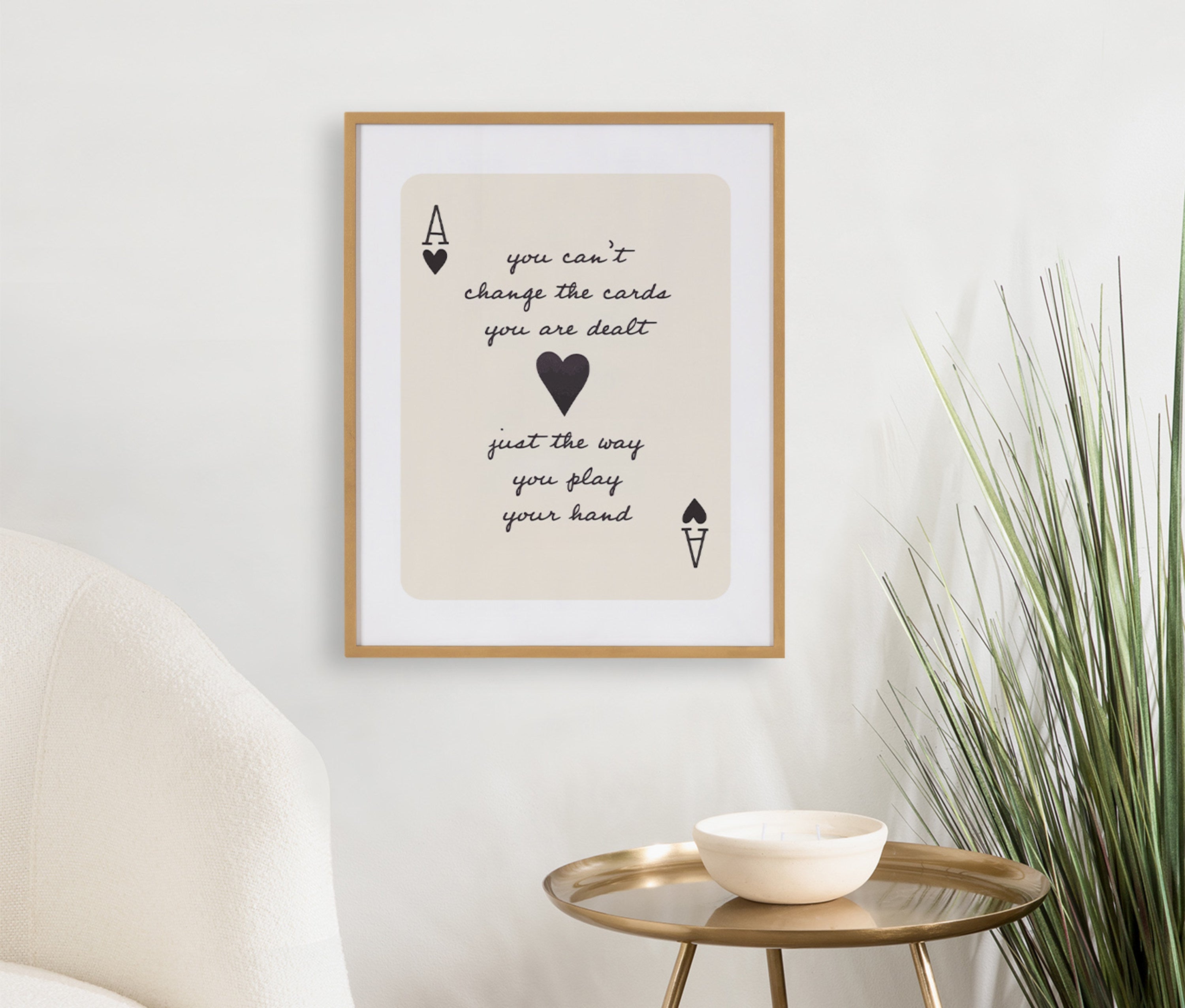 Gallery Ace of Heart Cards Positive Quote Print by The Creative Bunch Studio