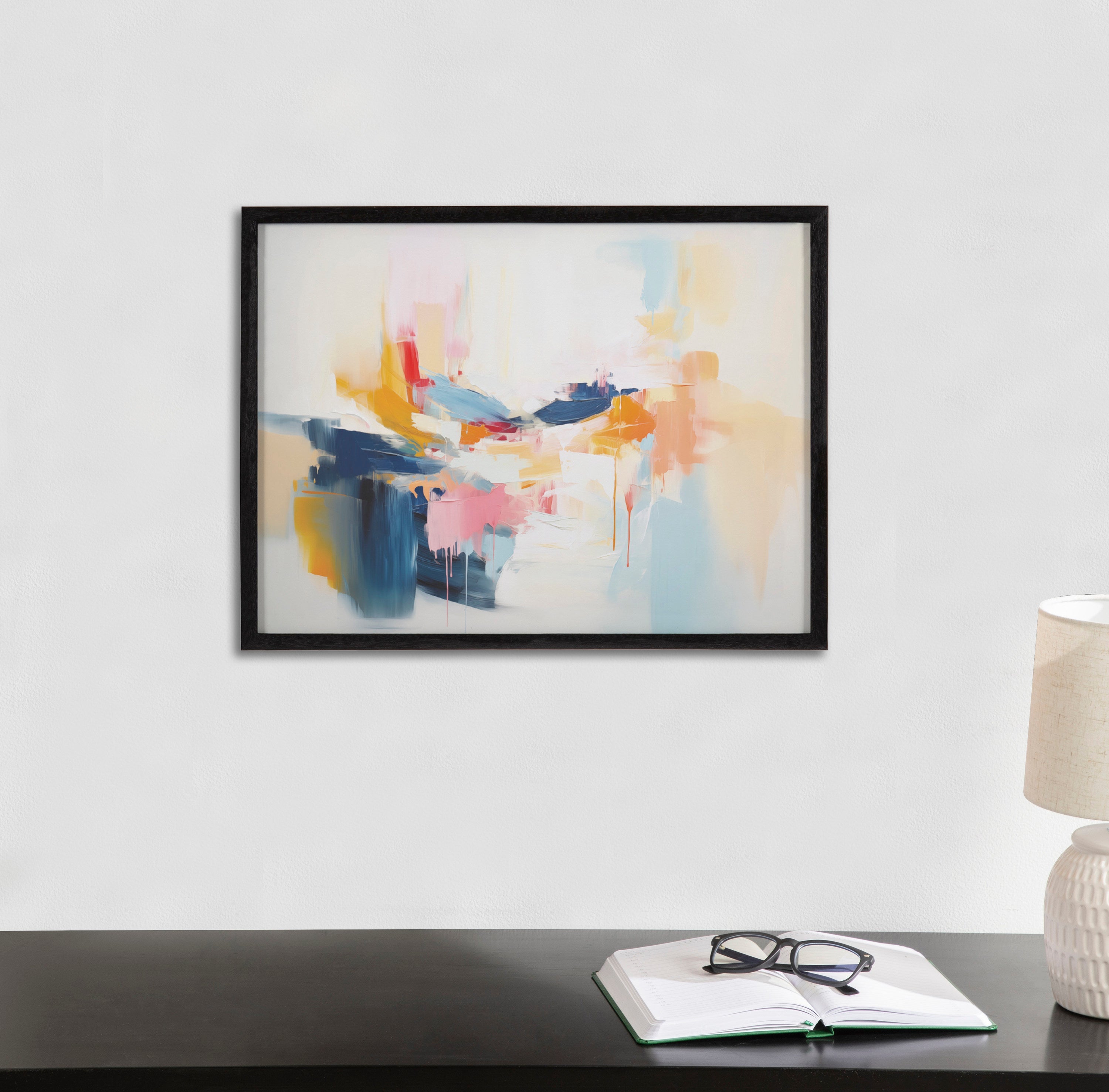 Gallery Elegant Coastal Beach Abstract Print by The Creative Bunch Studio