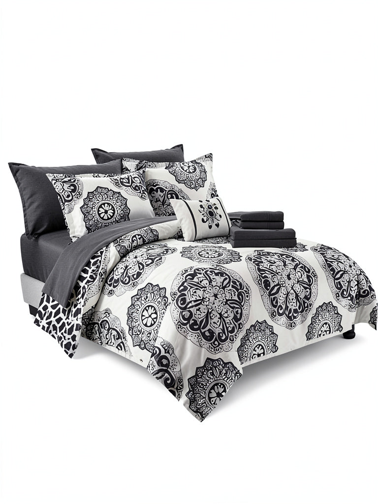 Chic Home Barcelona 6-PC Twin Midweight Reversible Comforter