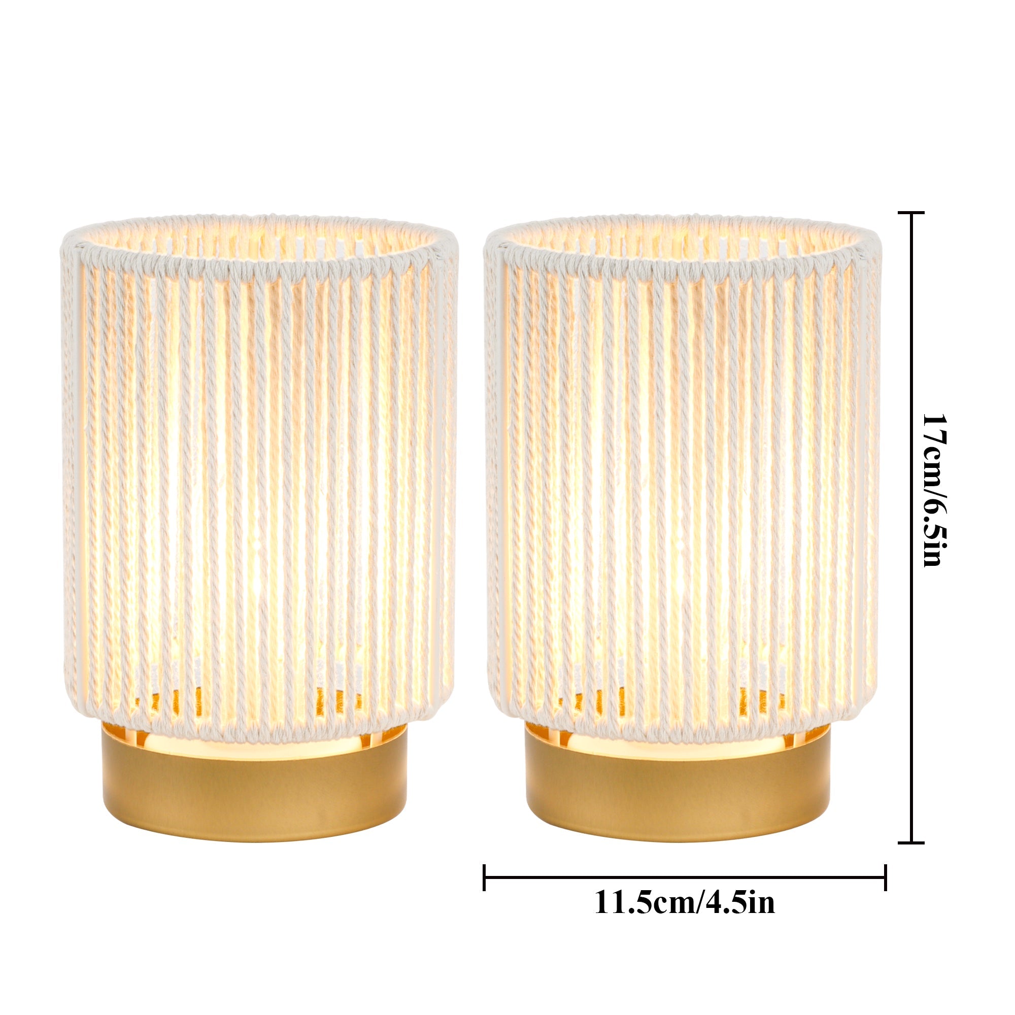 6.5" Tall Battery Operated Lamp with 6 Hours Timer-1