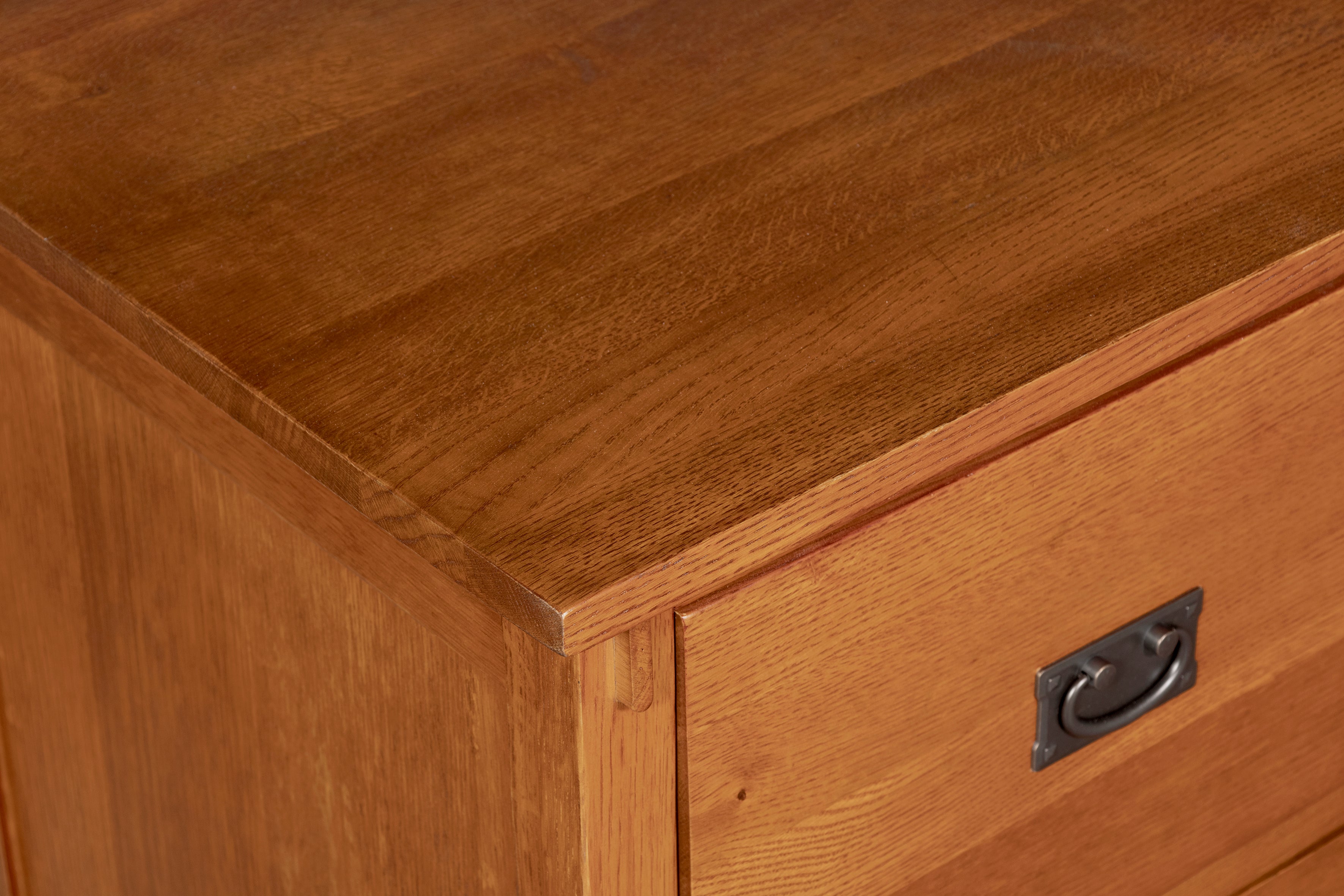 Mission Oak 2 Drawer Lateral File Cabinet - Michael's Cherry stain