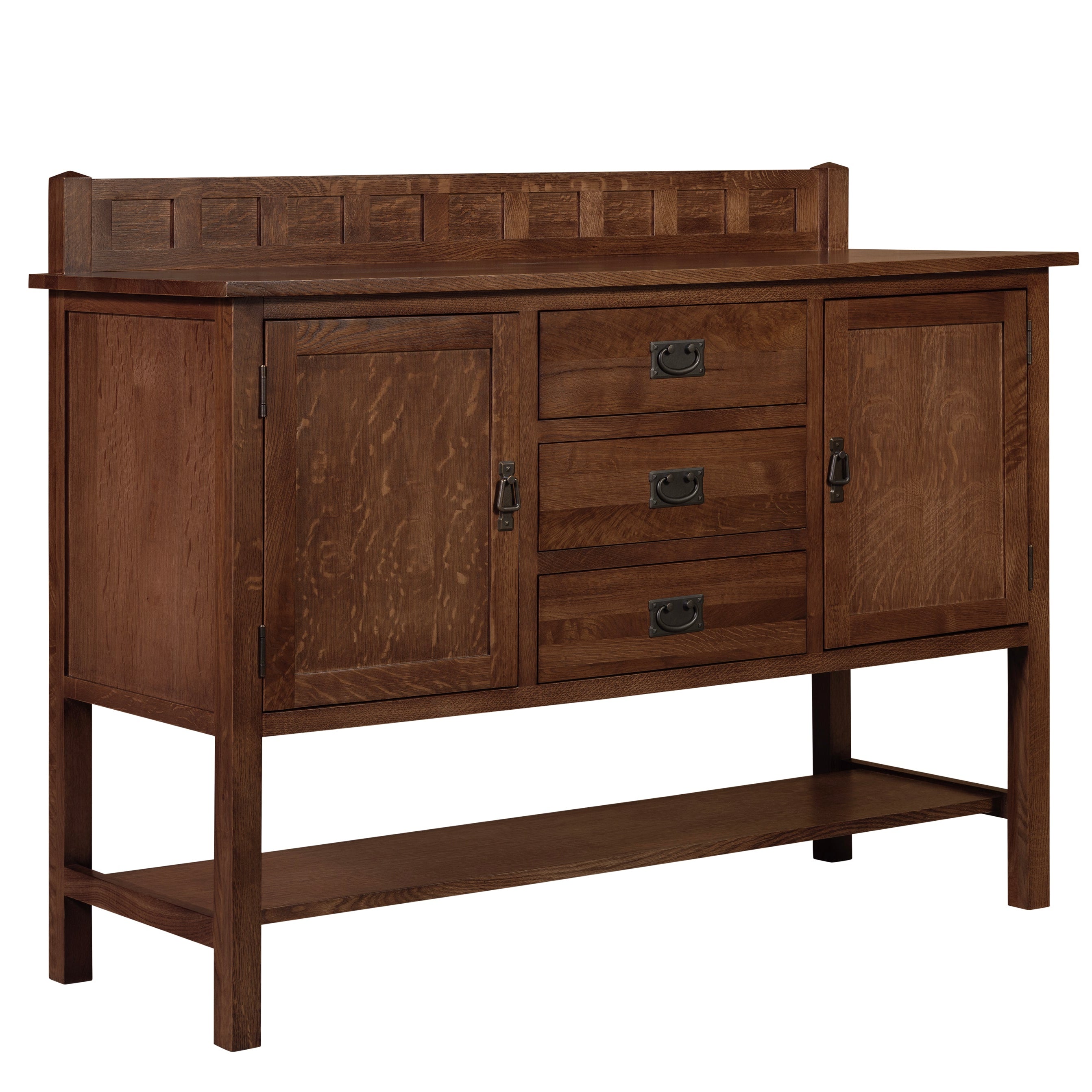 Mission Turner Sideboard with 3 Drawers and 2 Doors - Walnut (AW) - 58"