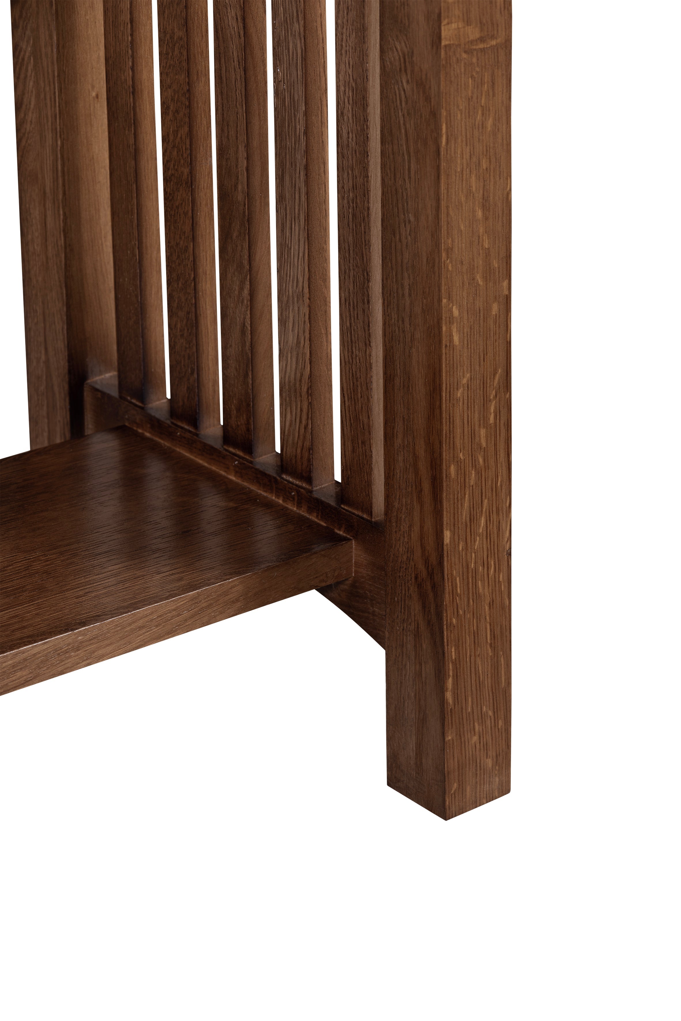 Mission 1 Drawer Crofter Style Console Table - Walnut Stain