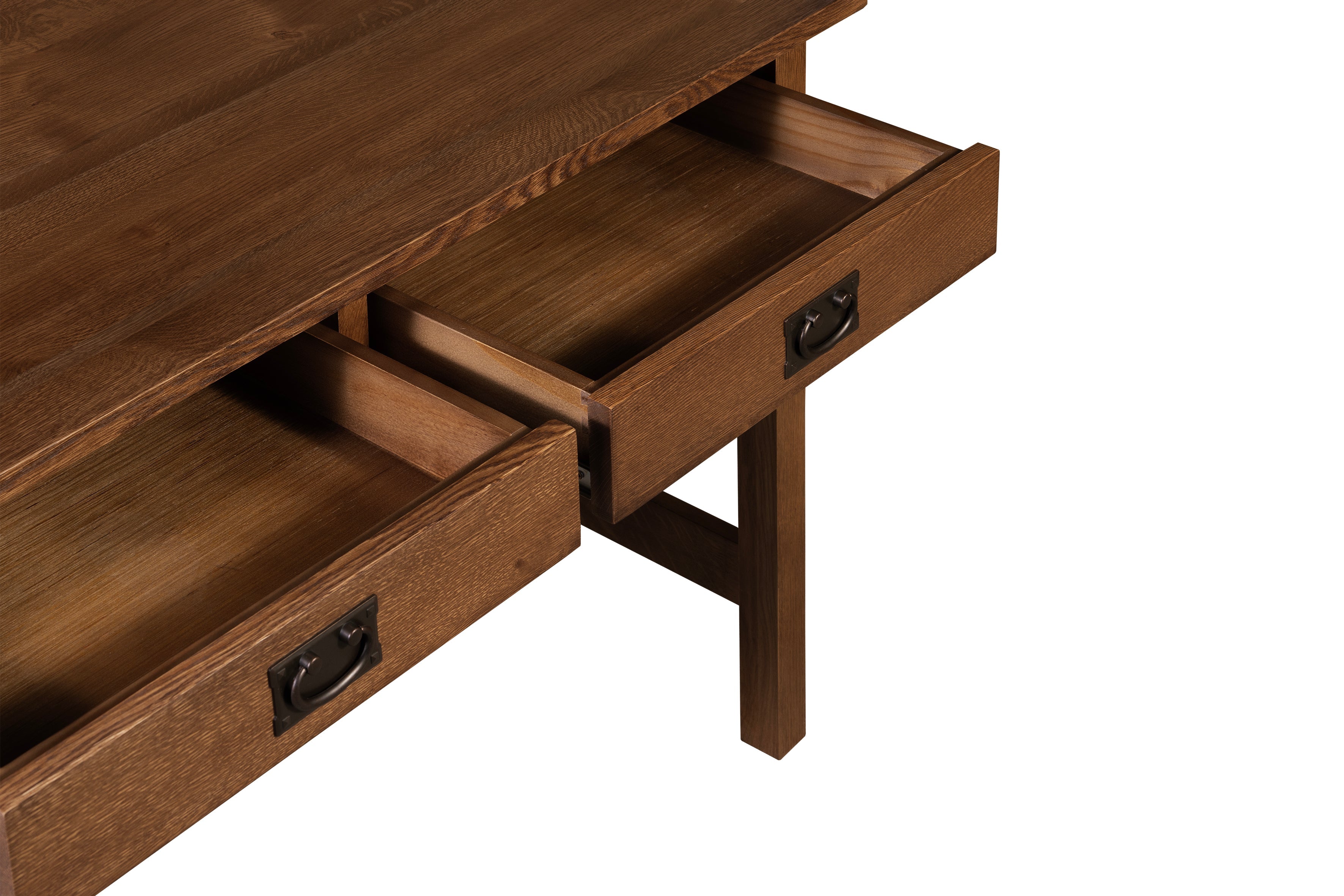 Mission / Arts and Crafts Solid Oak Writing Desk