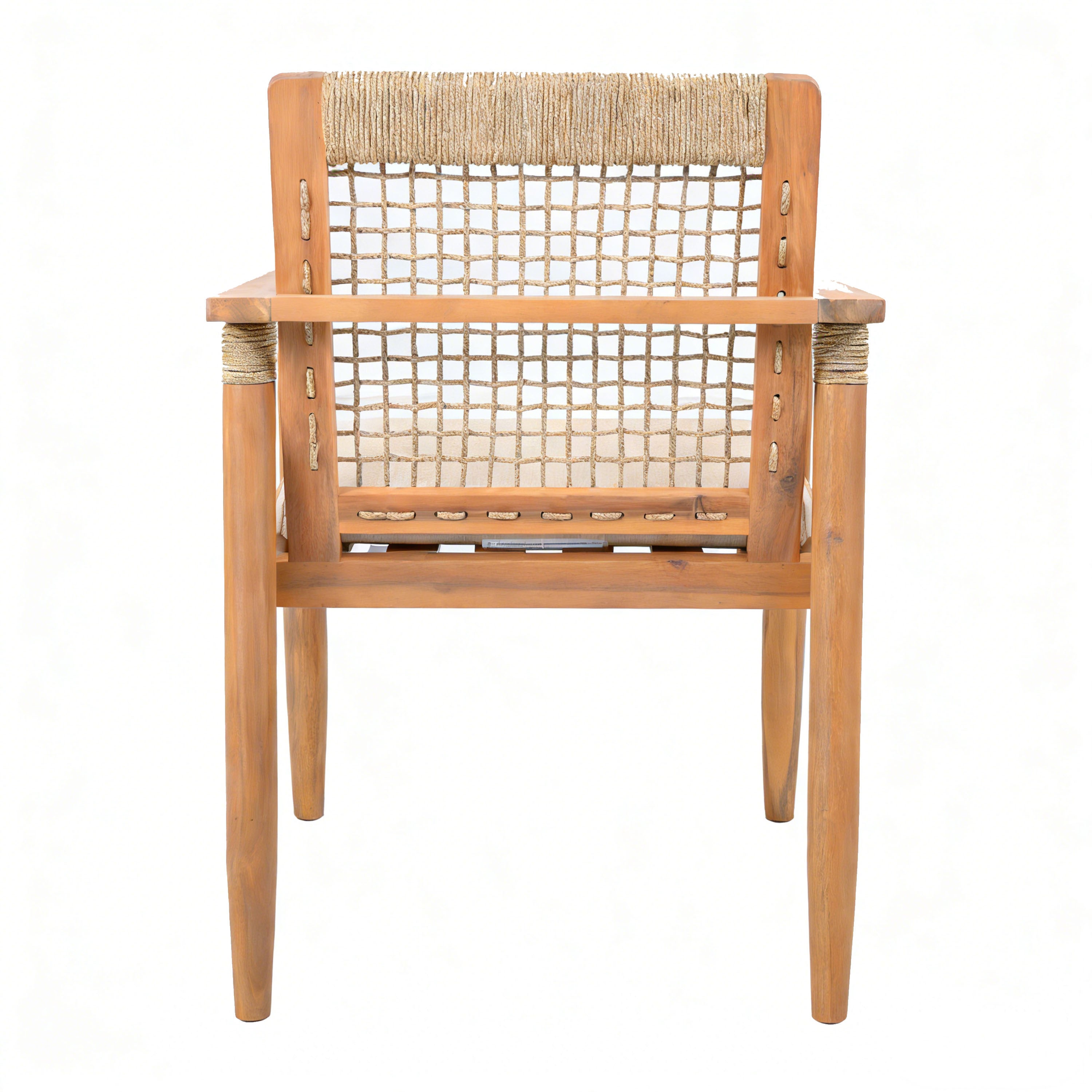 7 Pieces Acacia Wood Outdoor Dining Set with Cushions