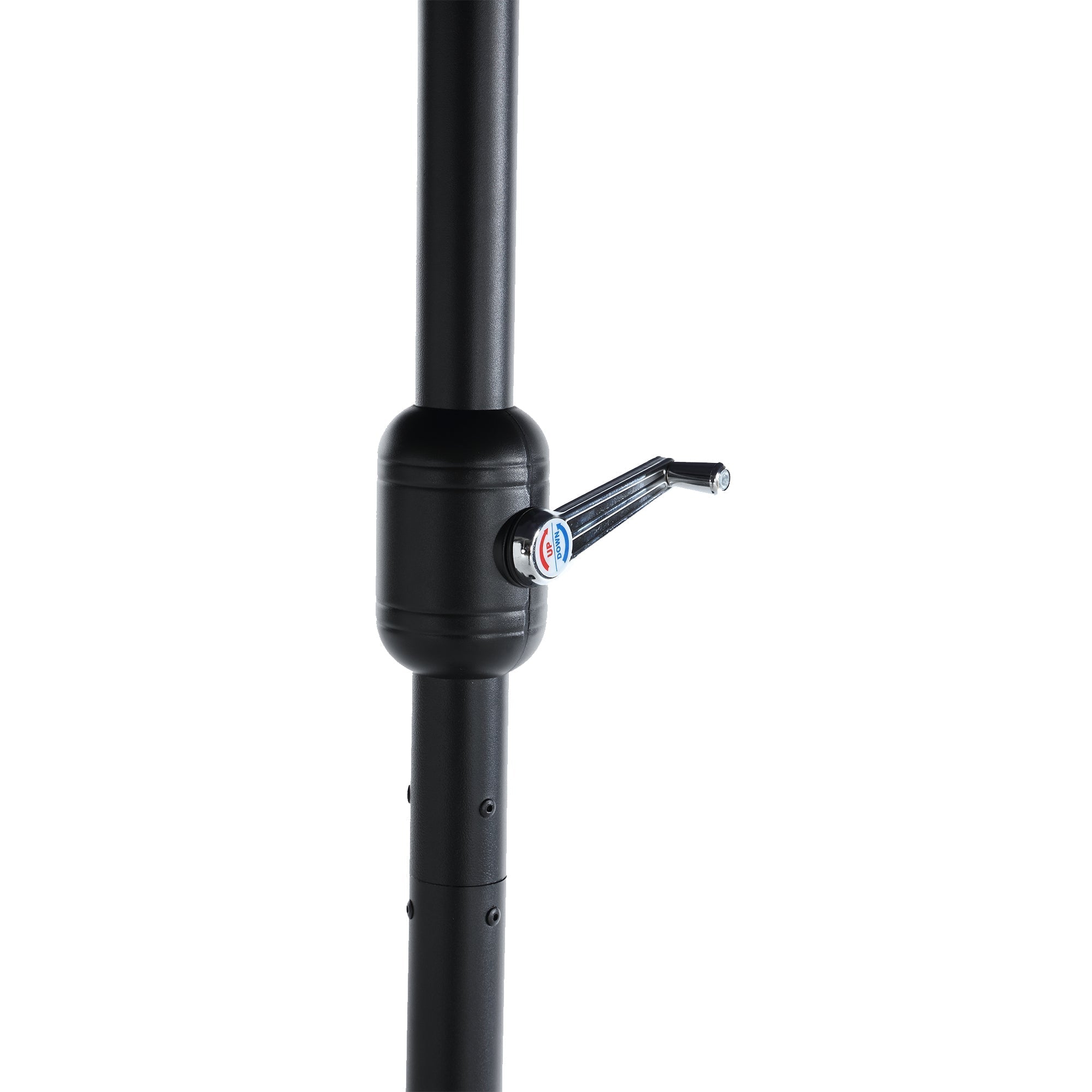 14.8 Ft Double Sided Outdoor Umbrella Rectangular Large with Crank (Navy Blue)