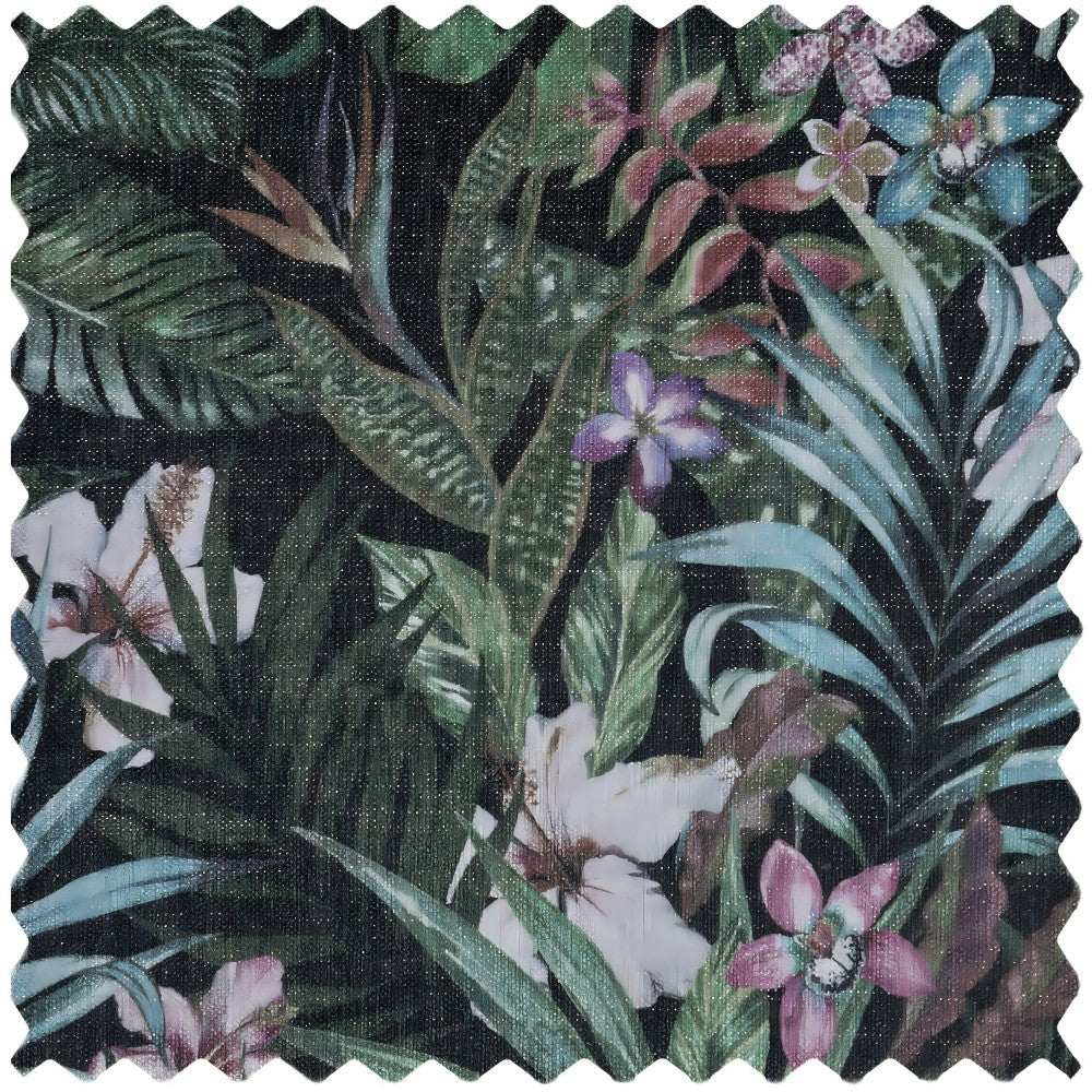 Jonah Green Fancy Garden Printed Curtains
