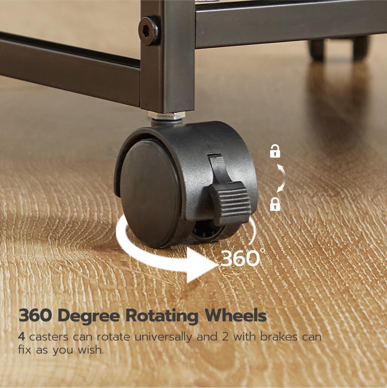 Durable Rolling File Cabinet With Printer Stand 2 Drawer