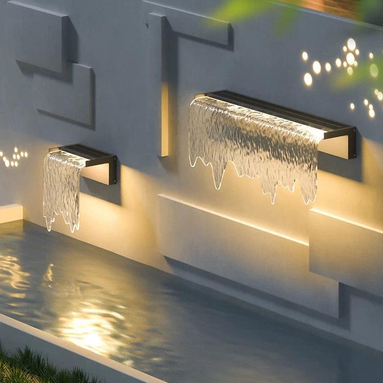 Acrylic Waterfall Outdoor Light - PRHOMZ
