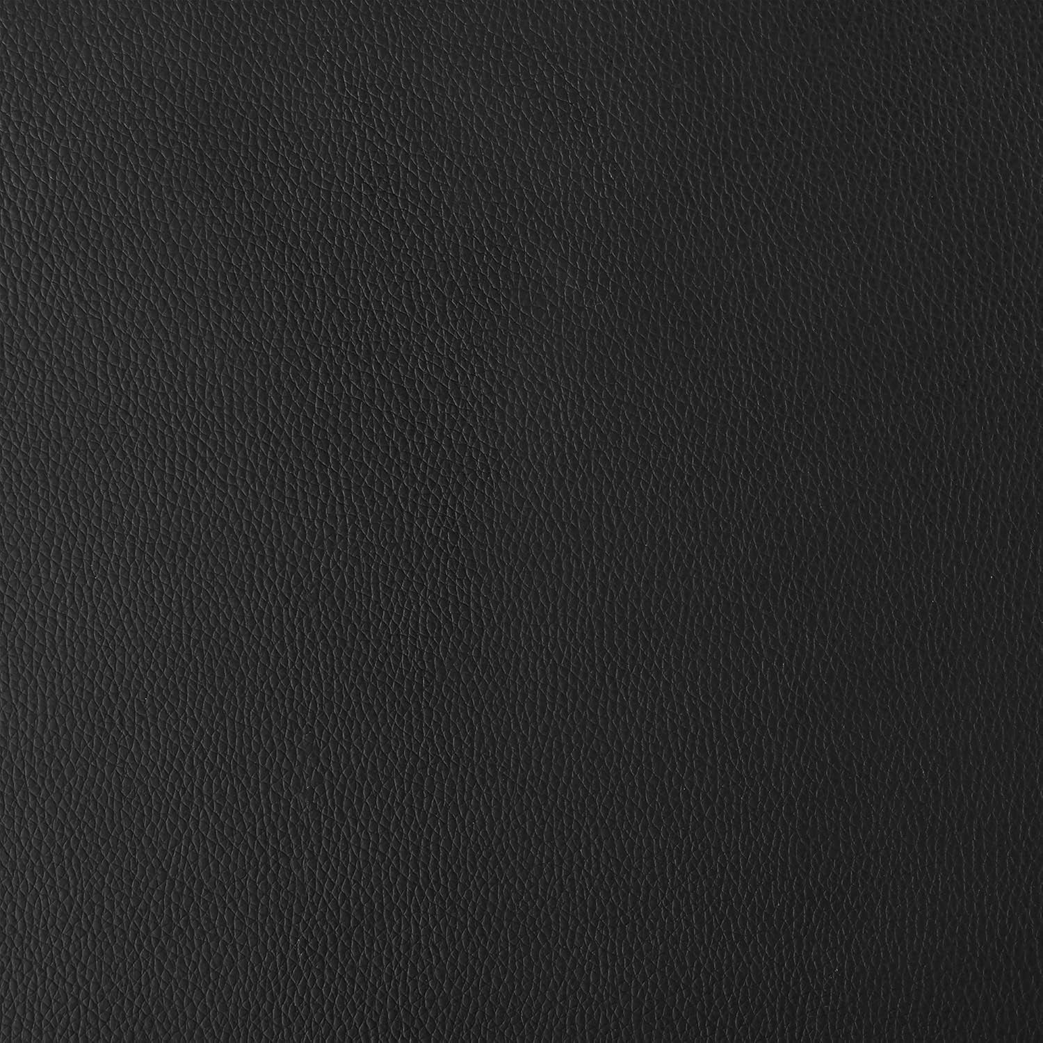 Modern Black Faux Leather Swivel Bar Stool for Kitchen