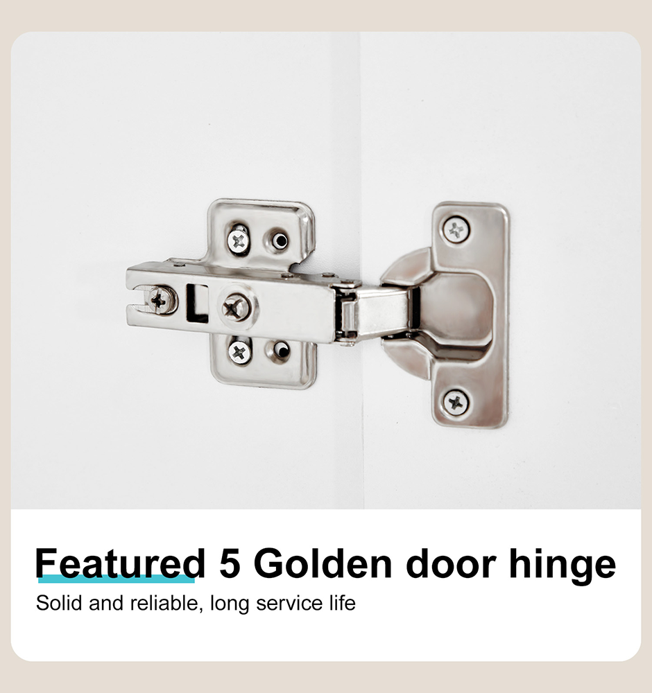 74.2” Tall Mirror Wardrobe Closet by LivelyLodge | 3-Door Freestanding White Wooden Armoire with Hanging Rod & Shelves for Bedroom & Bathroom Storage - PRHOMZ