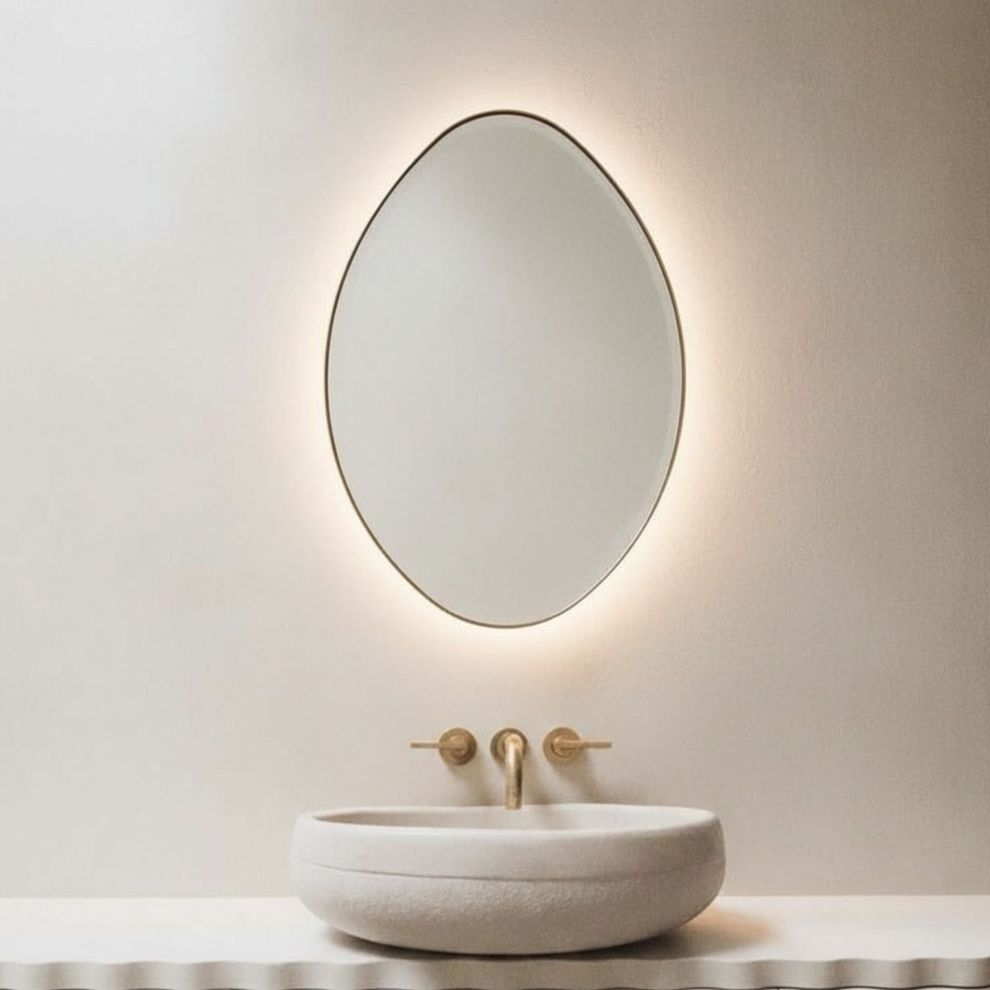 Jupiter Irregular Design Mirror