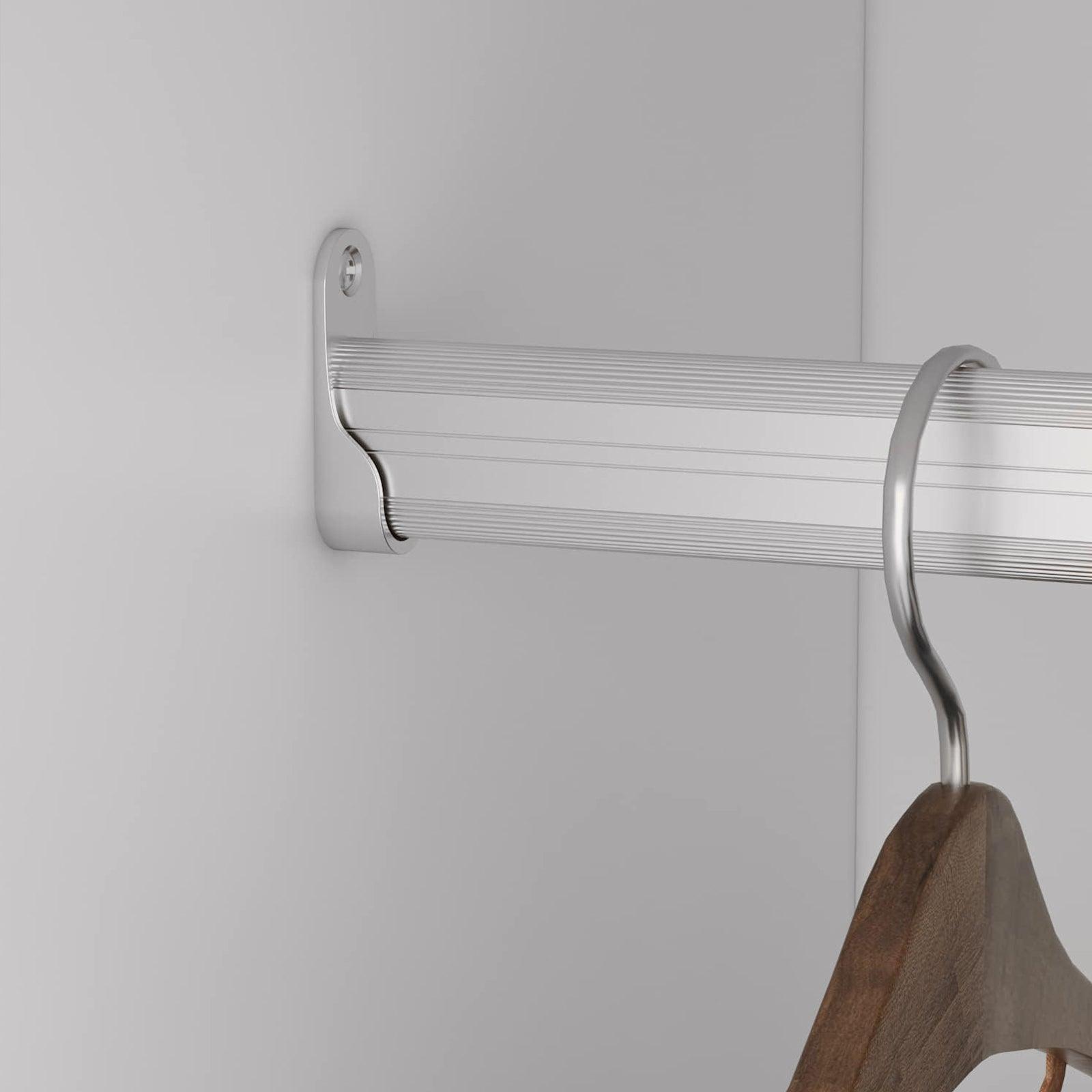 Clothes Organizer with 3 Shelves & 2 Drawers for Storage – Walk-In Closet System, 24"W x 16"D x 71"H - PRHOMZ