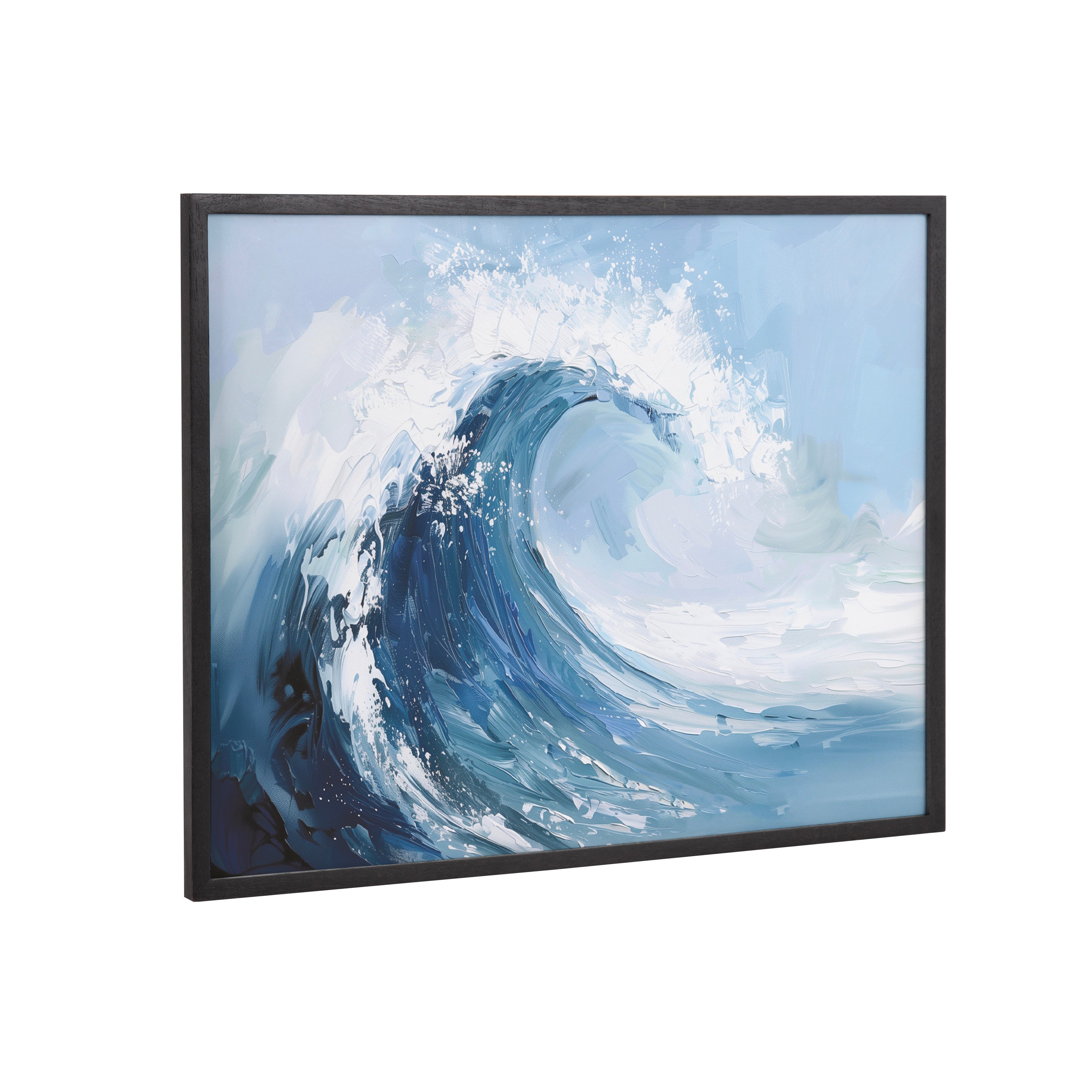 Gallery Abstract Painterly Coastal Ocean Wave Print by The Creative Bunch Studio