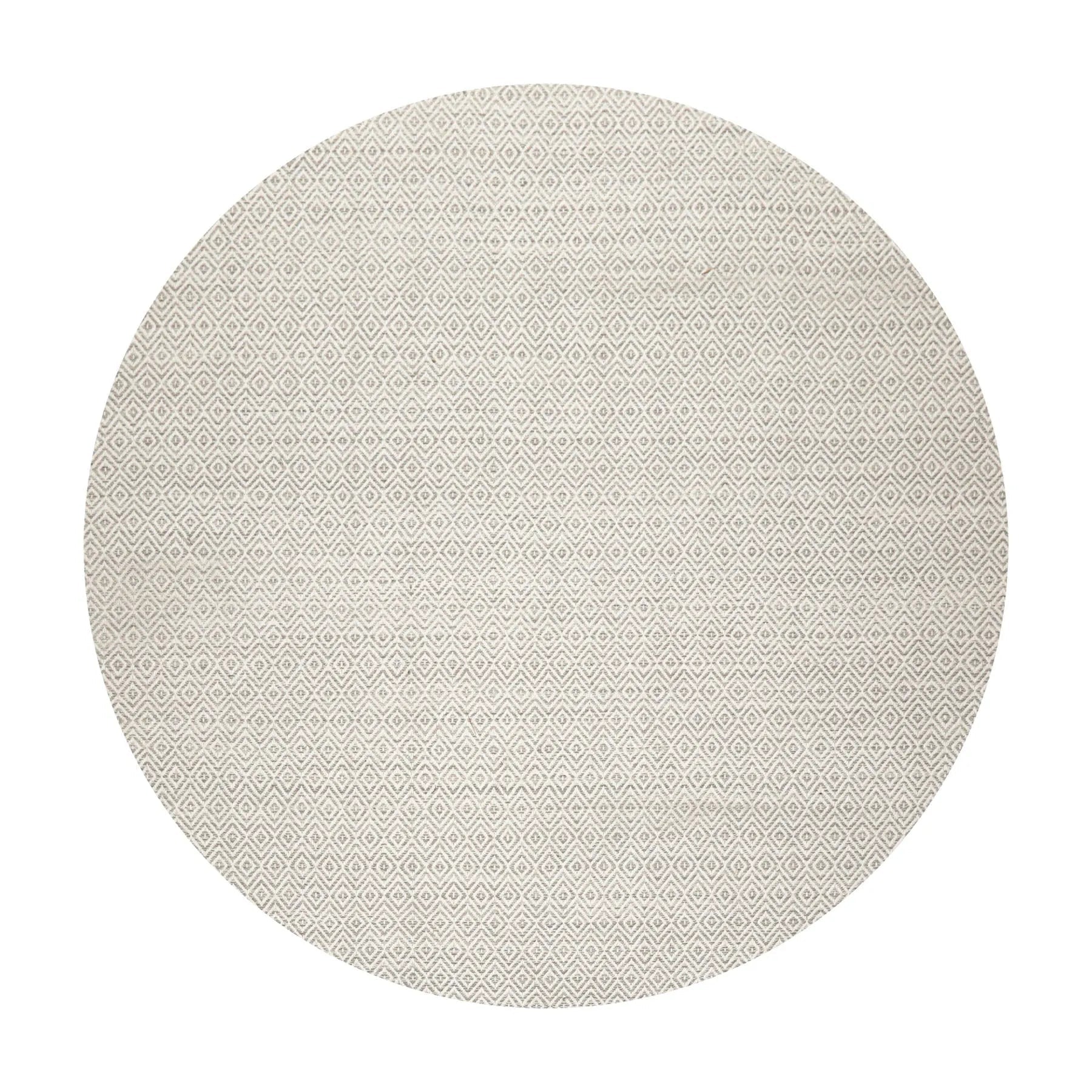 LoomBloom Multi Size Ivory Hand Woven Contemporary Geometric Flatweave New Zealand Wool Oriental Area Rug