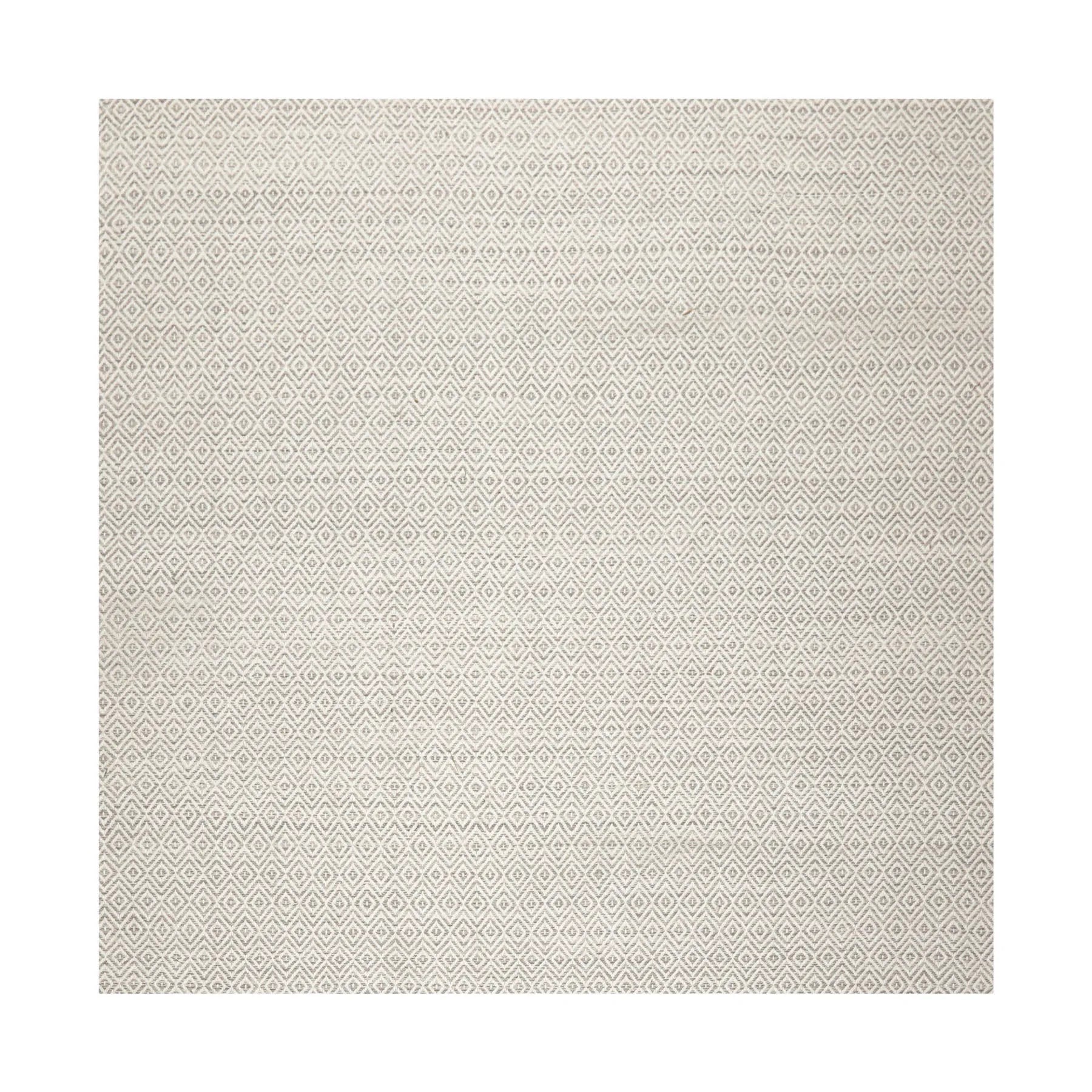 LoomBloom Multi Size Ivory Hand Woven Contemporary Geometric Flatweave New Zealand Wool Oriental Area Rug