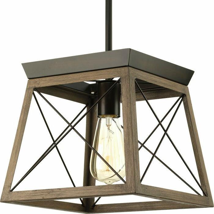 Antique Bronze Dimmable Light Lantern Geometric Chandelier - PRHOMZ