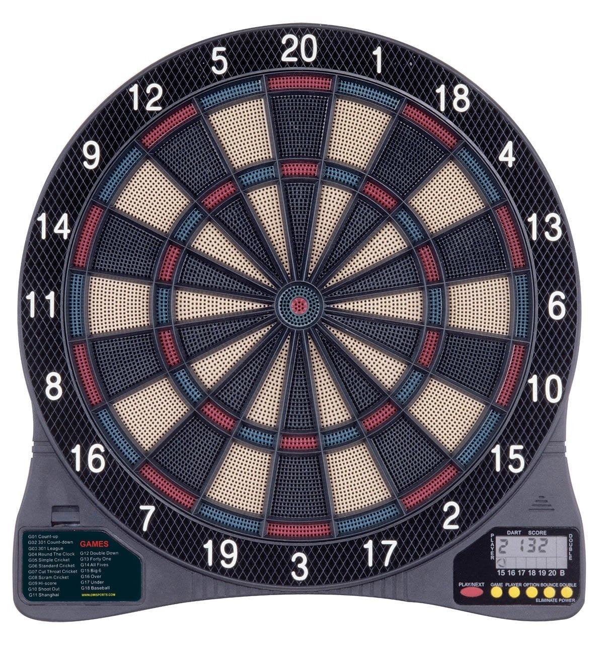 Electronic Dartboard Dart Game with 6 Soft-Tip Darts - PRHOMZ