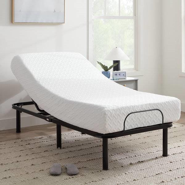 Twin XL Size Electric Head Foot Adjustable Bed Base with Remote - PRHOMZ