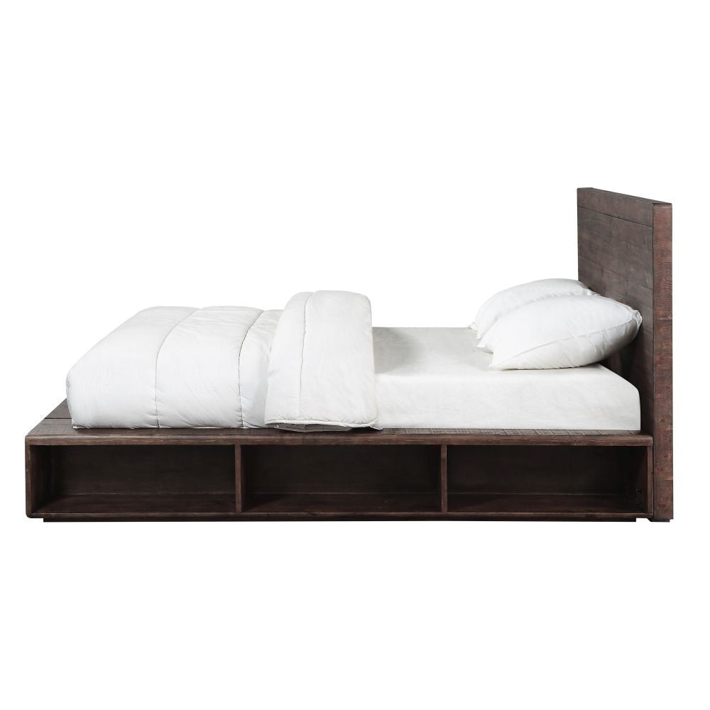 Bucktown Platform Storage Bed - Espresso