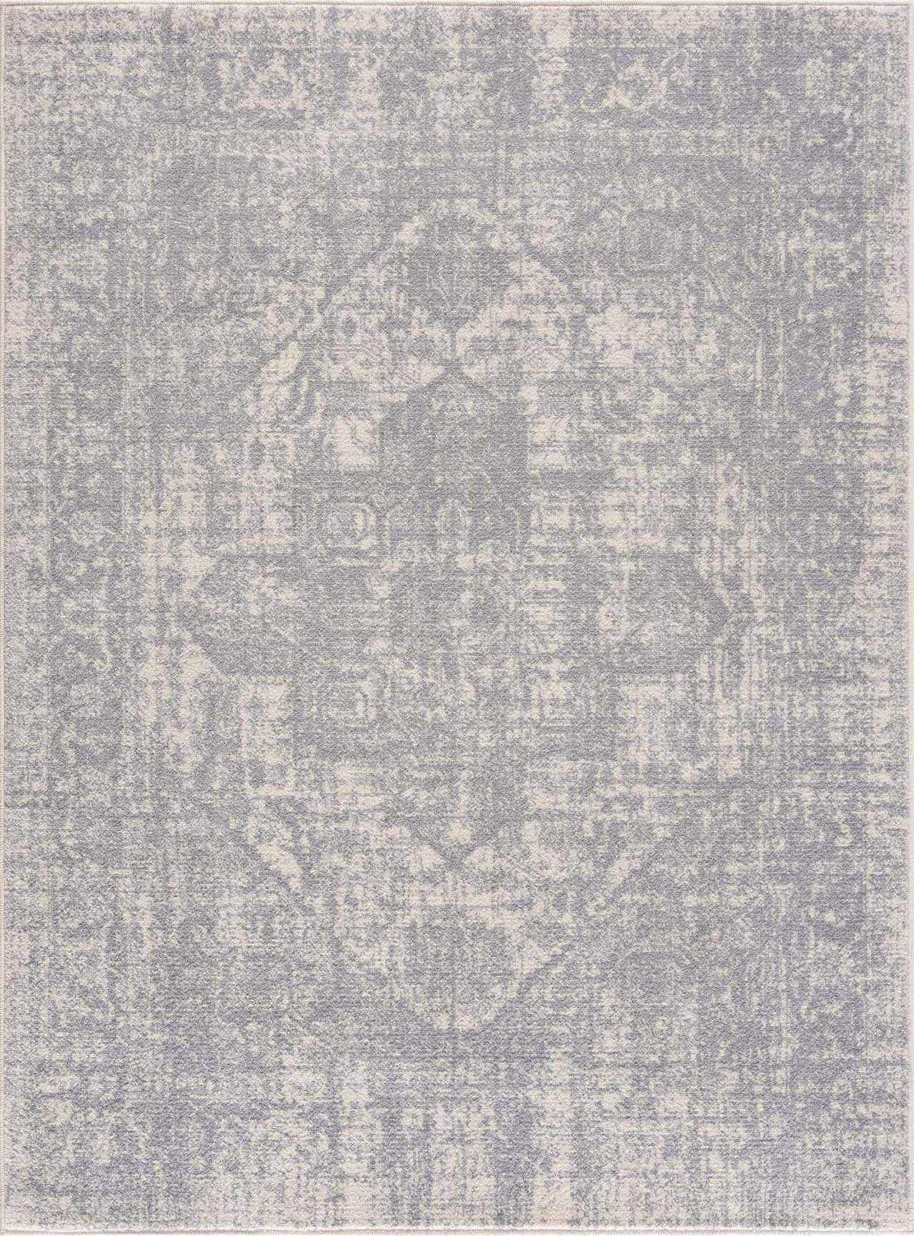 Peeta Gray Medallion Area Rug