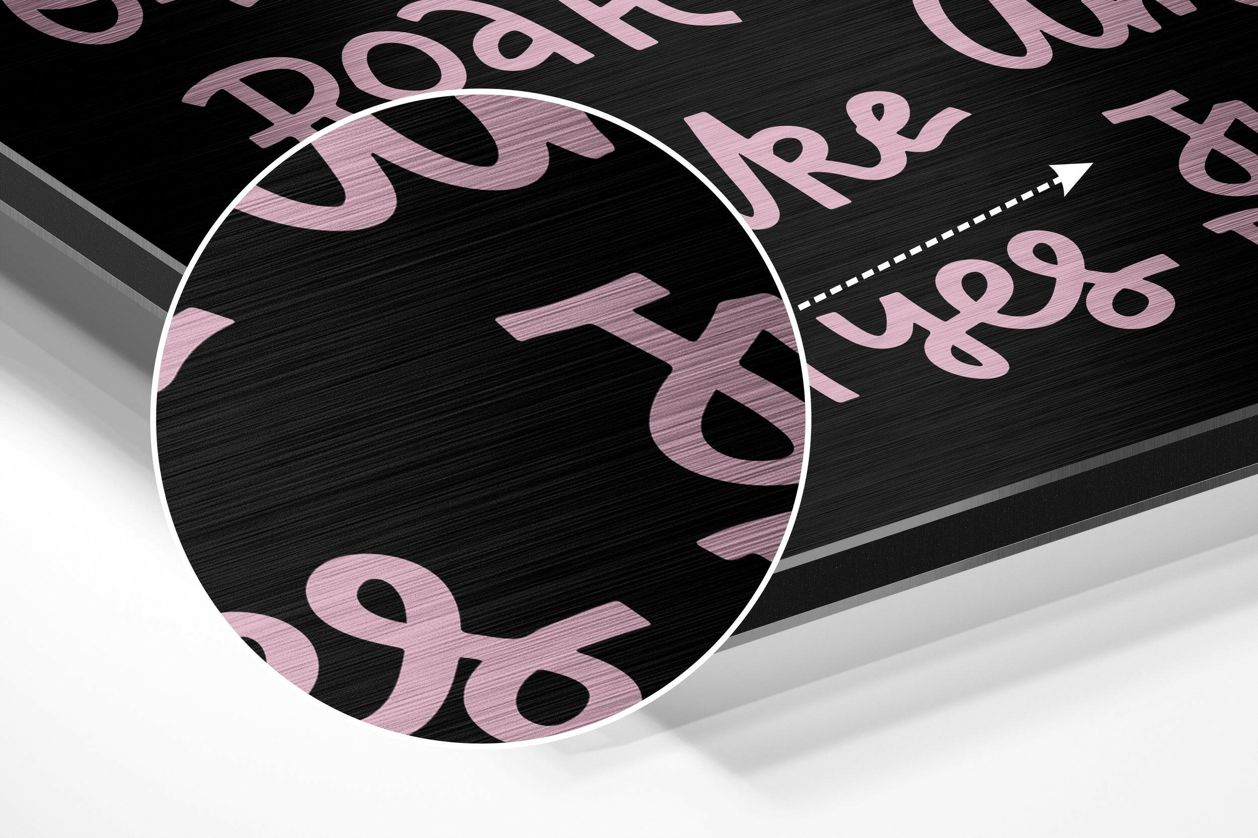 Motivation Brushed Aluminium Dibond Wall Art