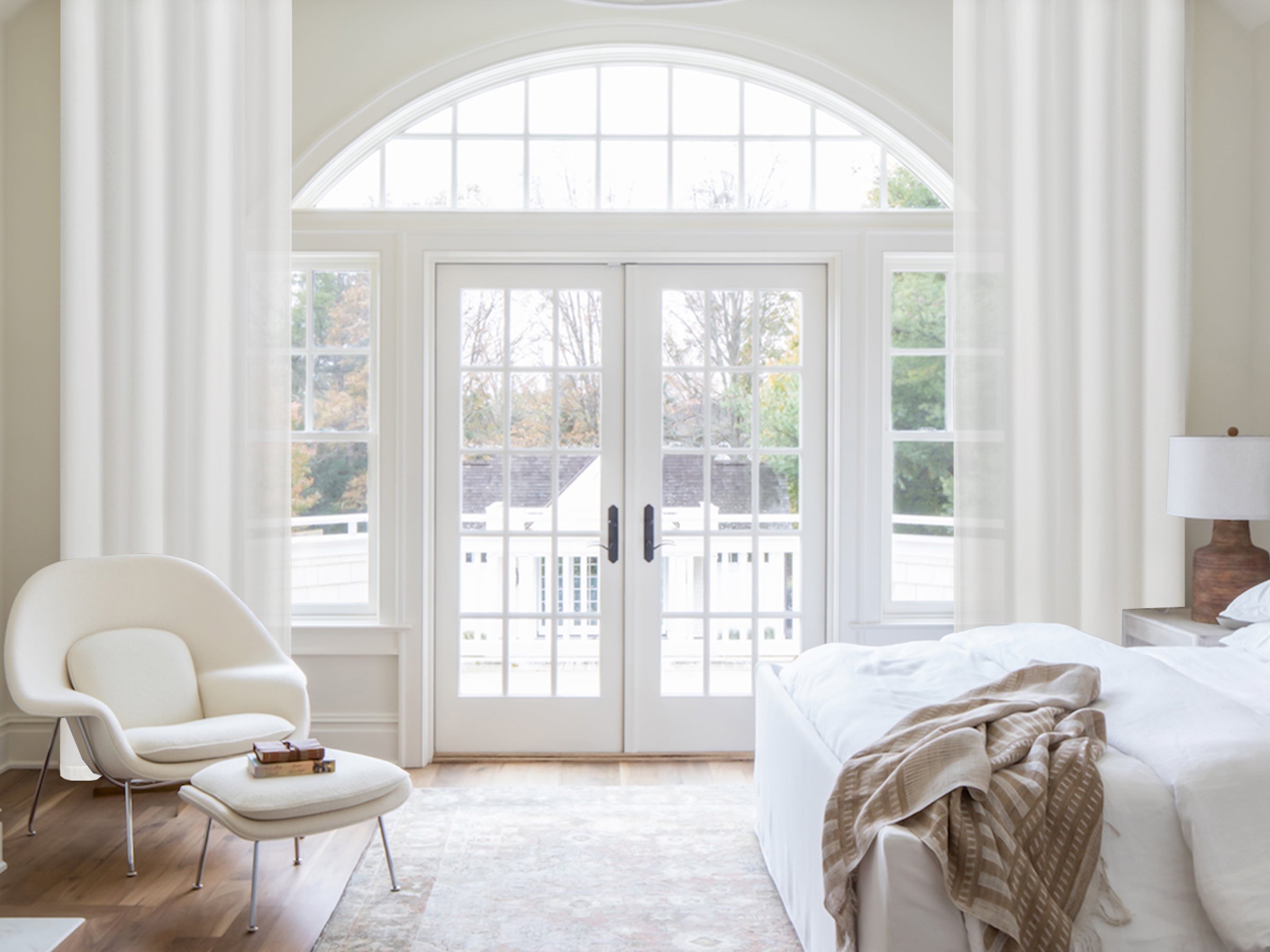 Custom Privacy Pet Chiffon Sheer Curtains-3