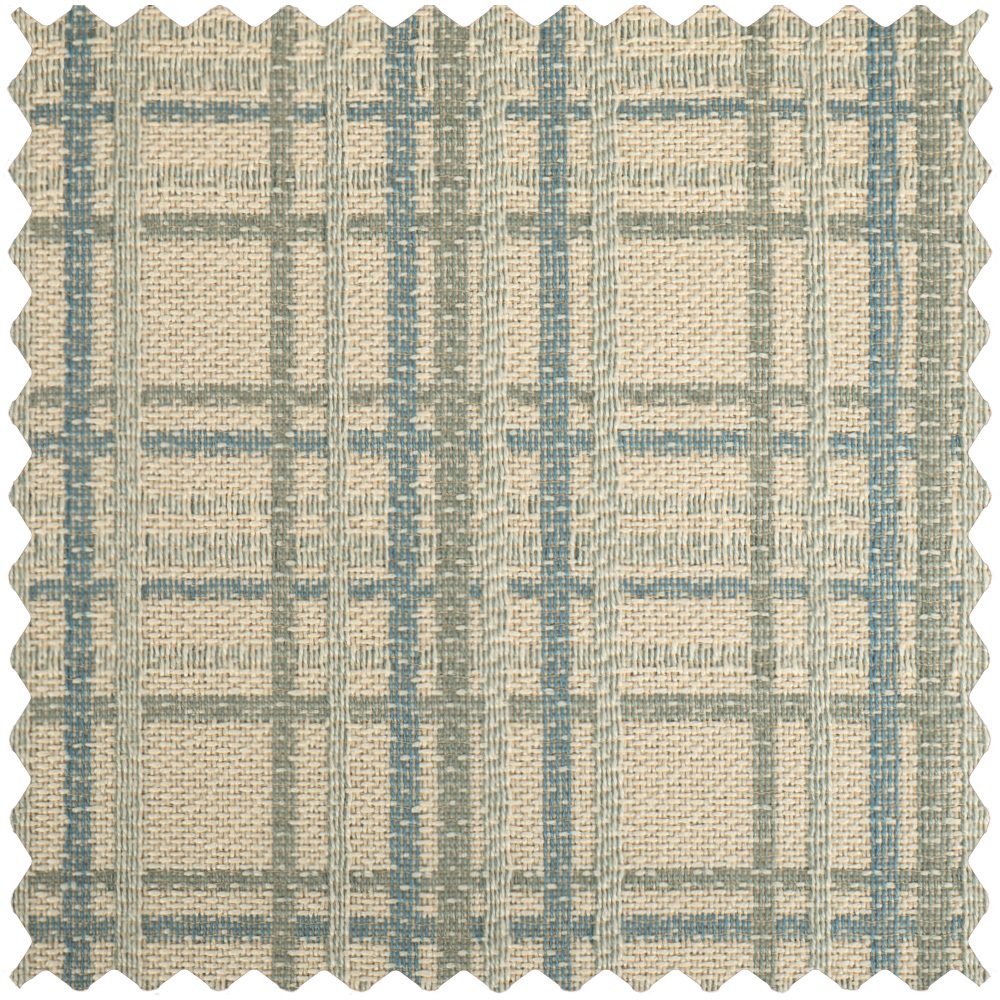 Alder Textured Grid Linen-Cotton Curtains