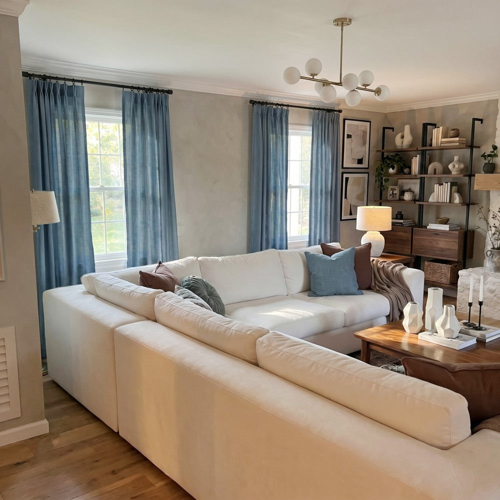 Arabella Classic Linen Blend Curtains