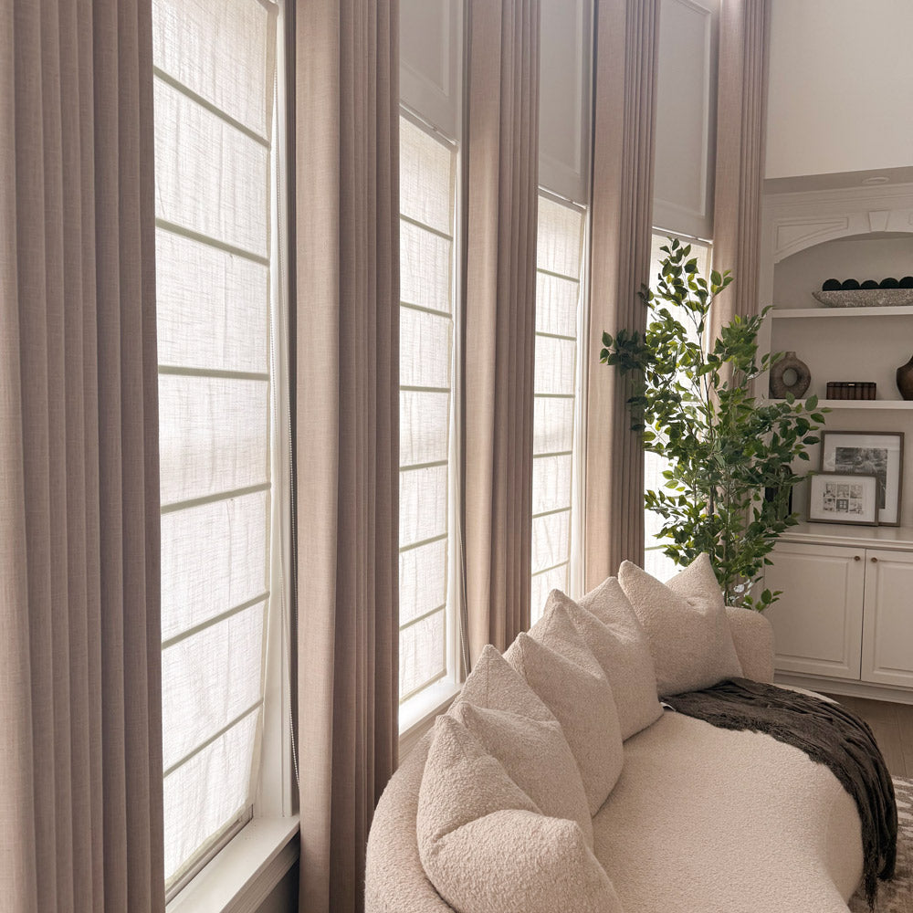 Arabella Classic Linen Blend Curtains