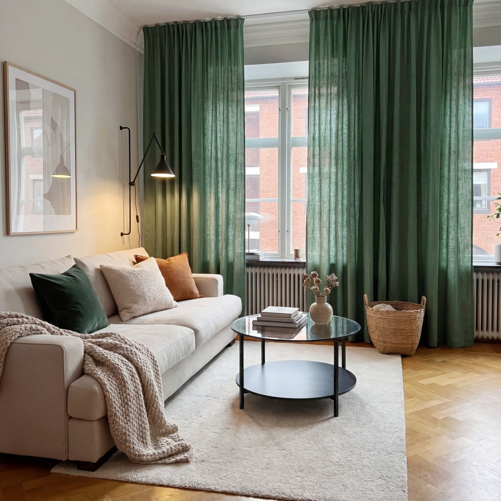 Arabella Classic Linen Blend Curtains