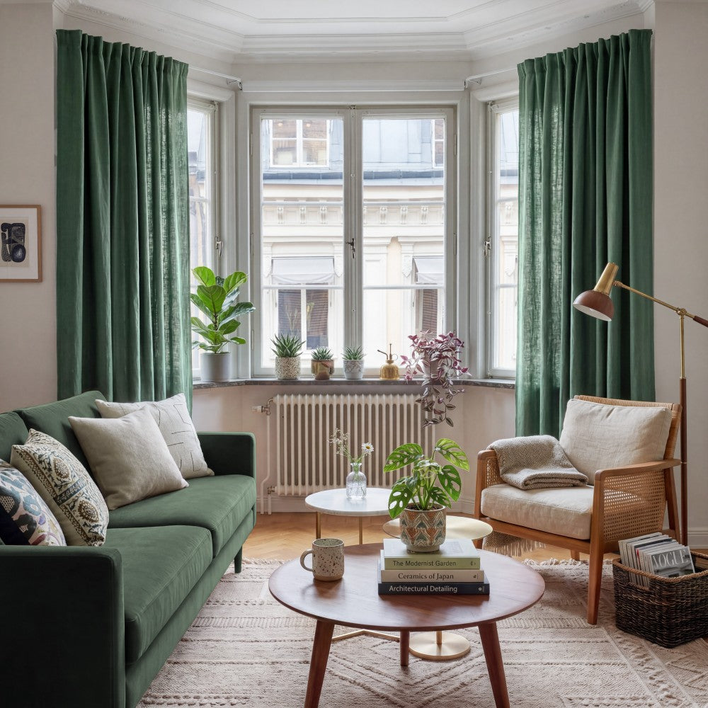 Arabella Classic Linen Blend Curtains