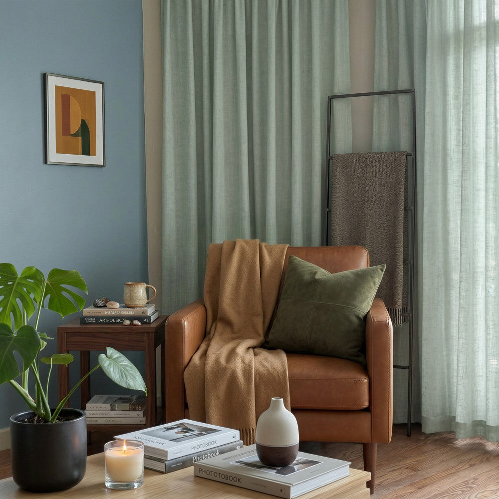 Arabella Classic Linen Blend Curtains