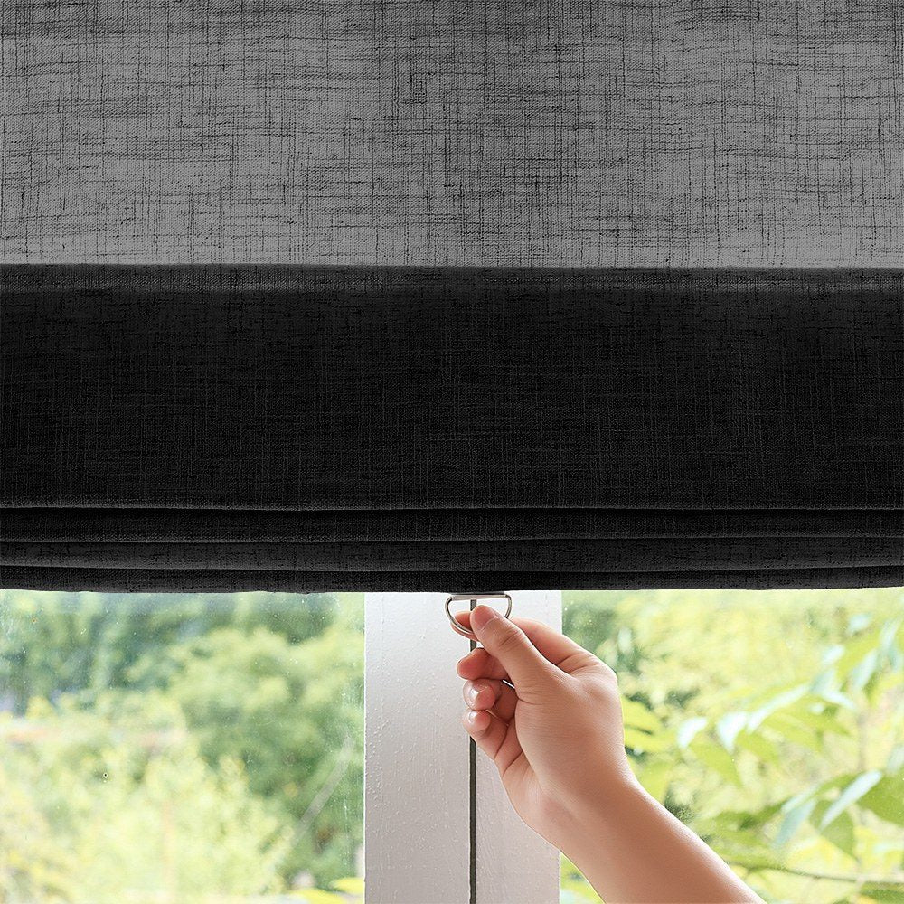 Arabella Light Linen Roman Shade