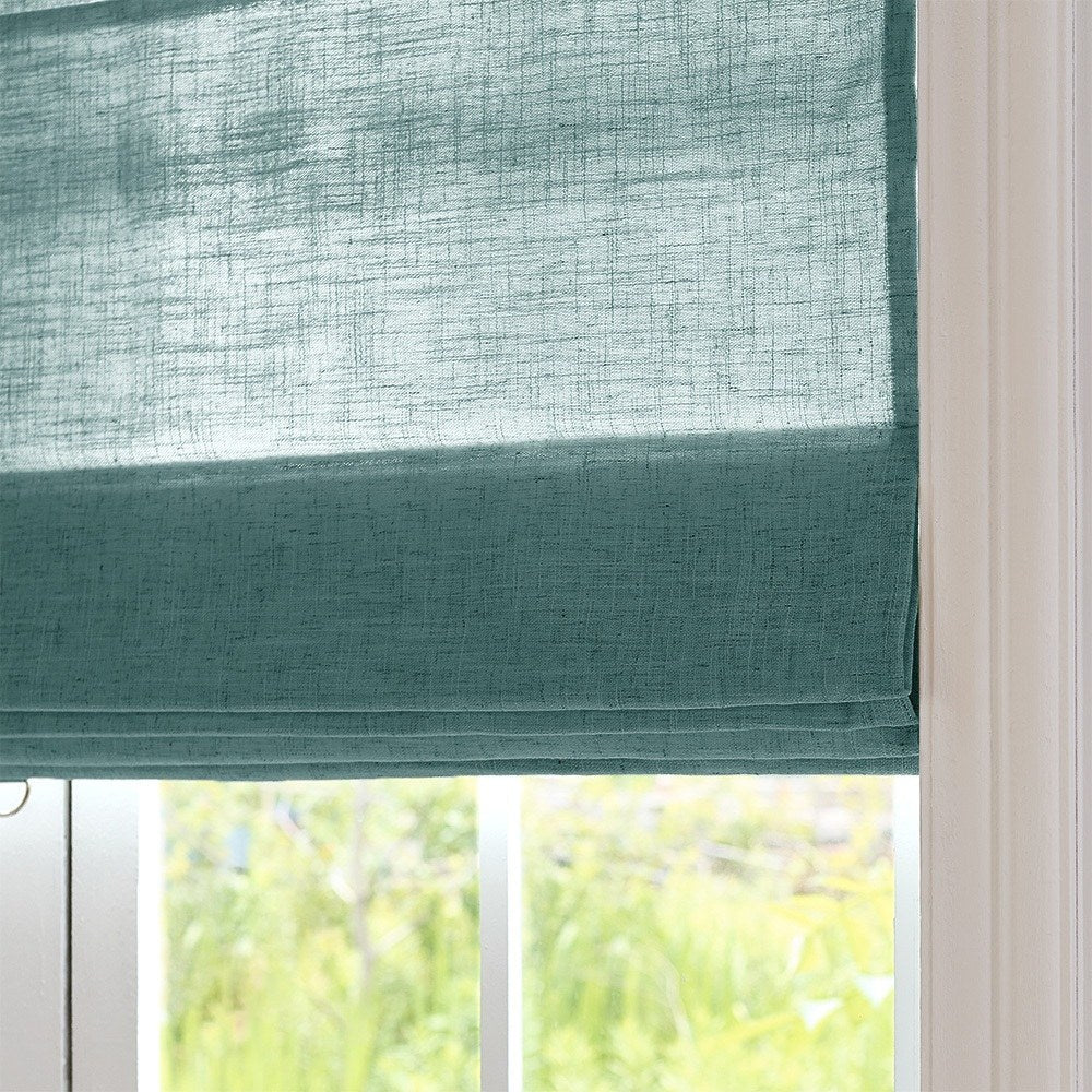 Arabella Light Linen Roman Shade