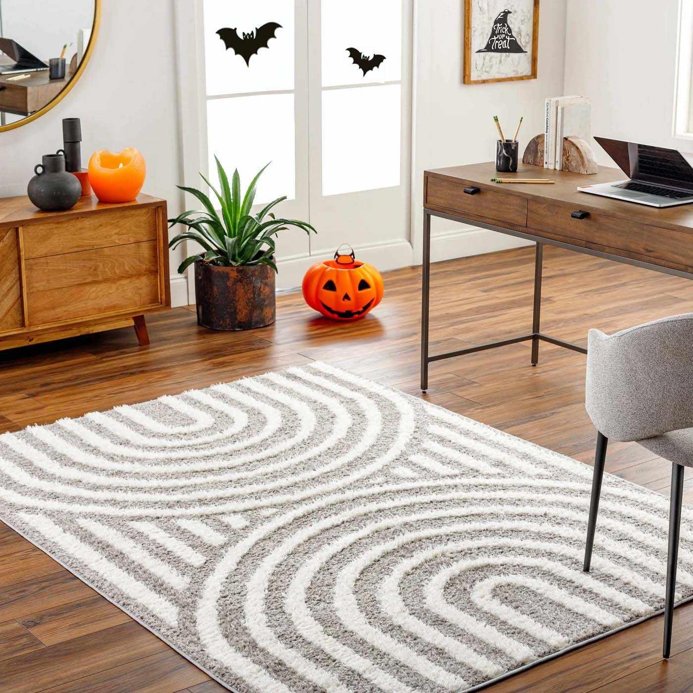 Arnel Brown Area Rug - PRHOMZ