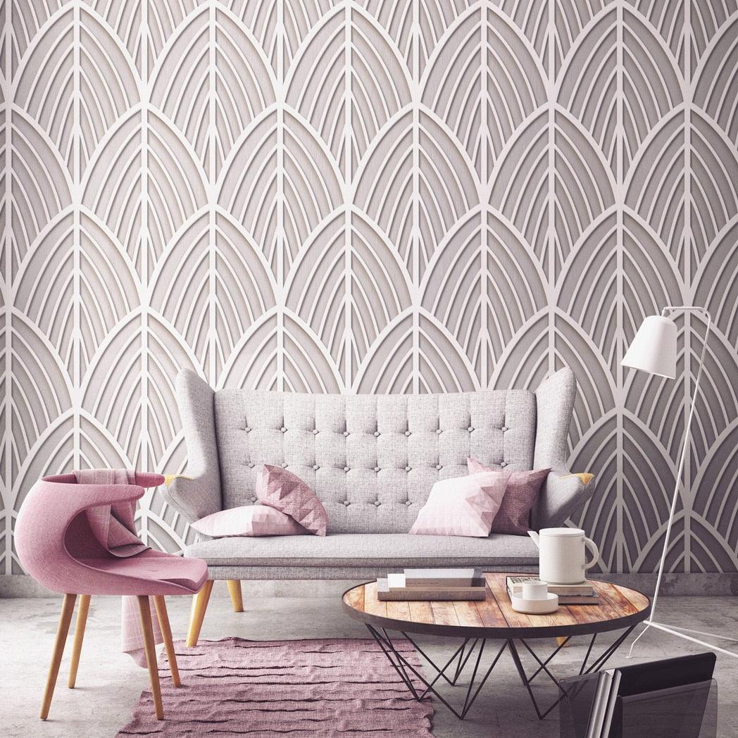 Art Déco Leaves 3D Panels - PRHOMZ