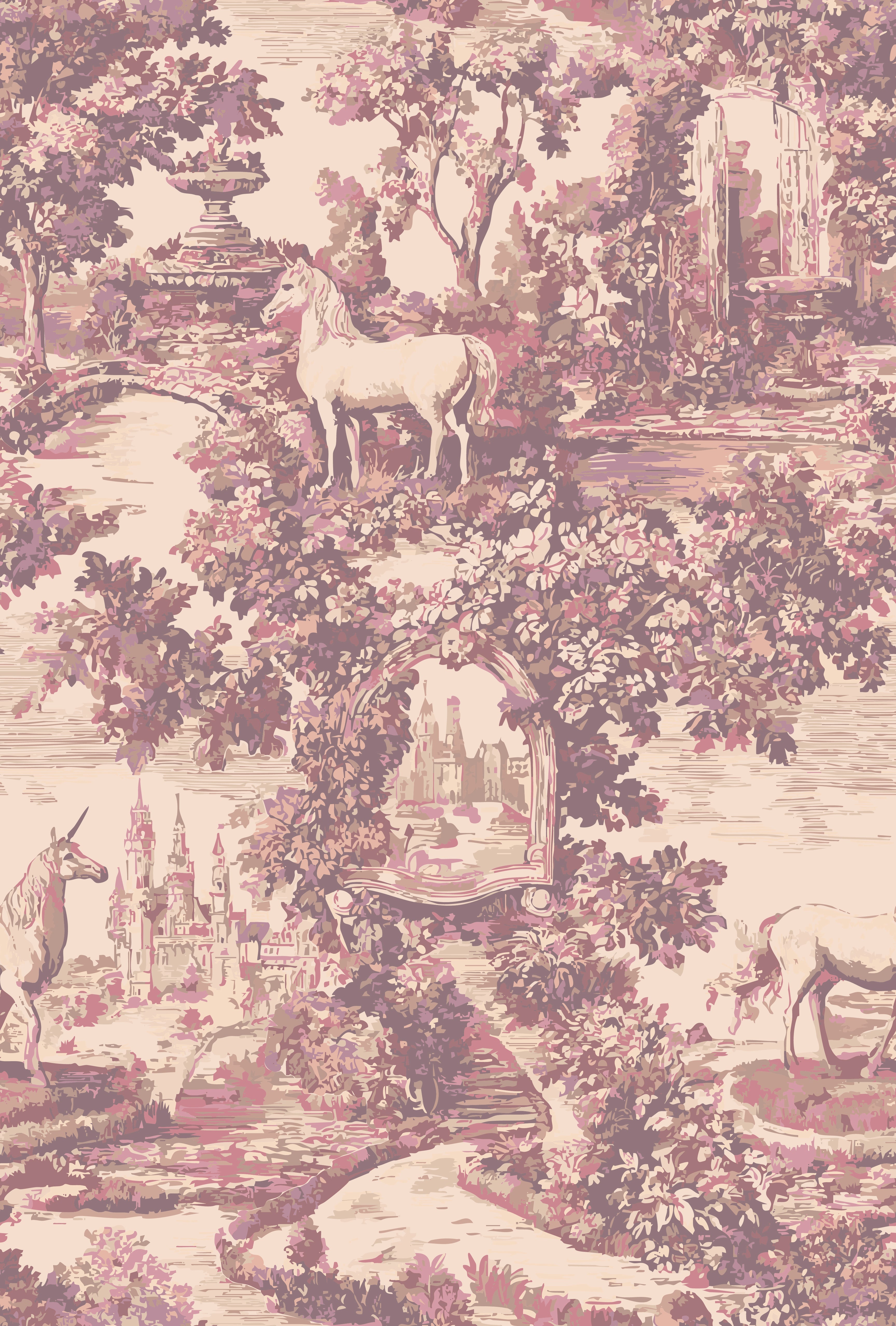 Attlyn Wallpaper by Hosta Pasta Patterns