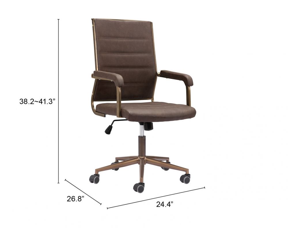 Auction Faux Leather Office Chair