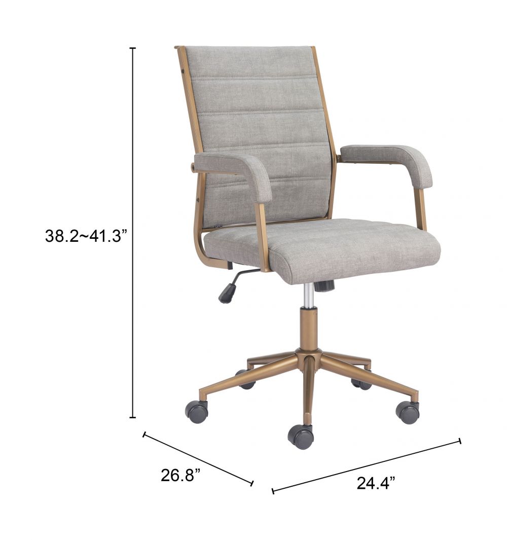 Auction Faux Leather Office Chair